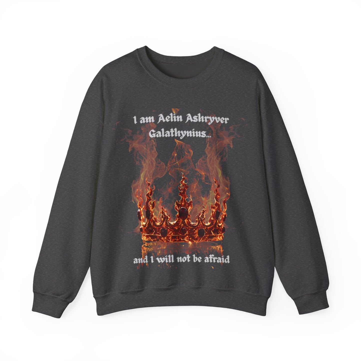 Heir of Fire Sweatshirt - Step into the world of Erilea with our Heir of Fire sweatshirt, a tribute to the spirit of Aelin Ashryver Galathynius.