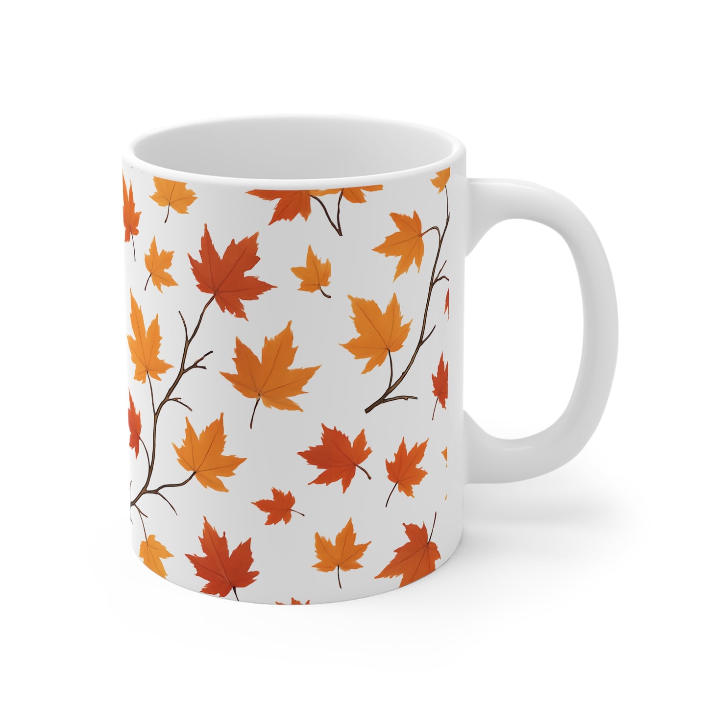 Copy of Autumnal Leaf Coffee Mug, Perfect for elevating your autumn décor, this mug whispers "hello autumn".