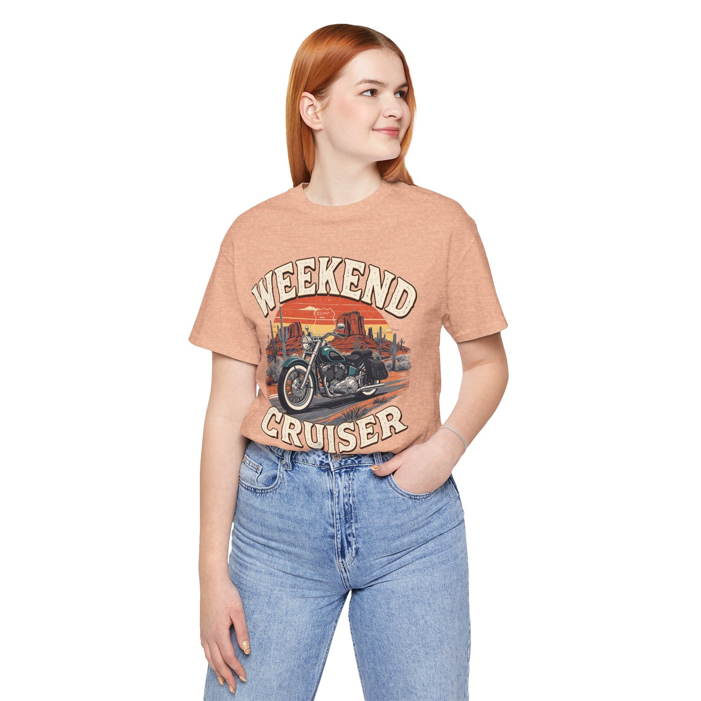 Weekend Cruiser Vintage Biker T-Shirt, Cruiser Motorcycle, Motorcycle Shirt,Unique Graphic Tee,Bike Lover Gift,Biker Apparel,Biker Dad Gifts