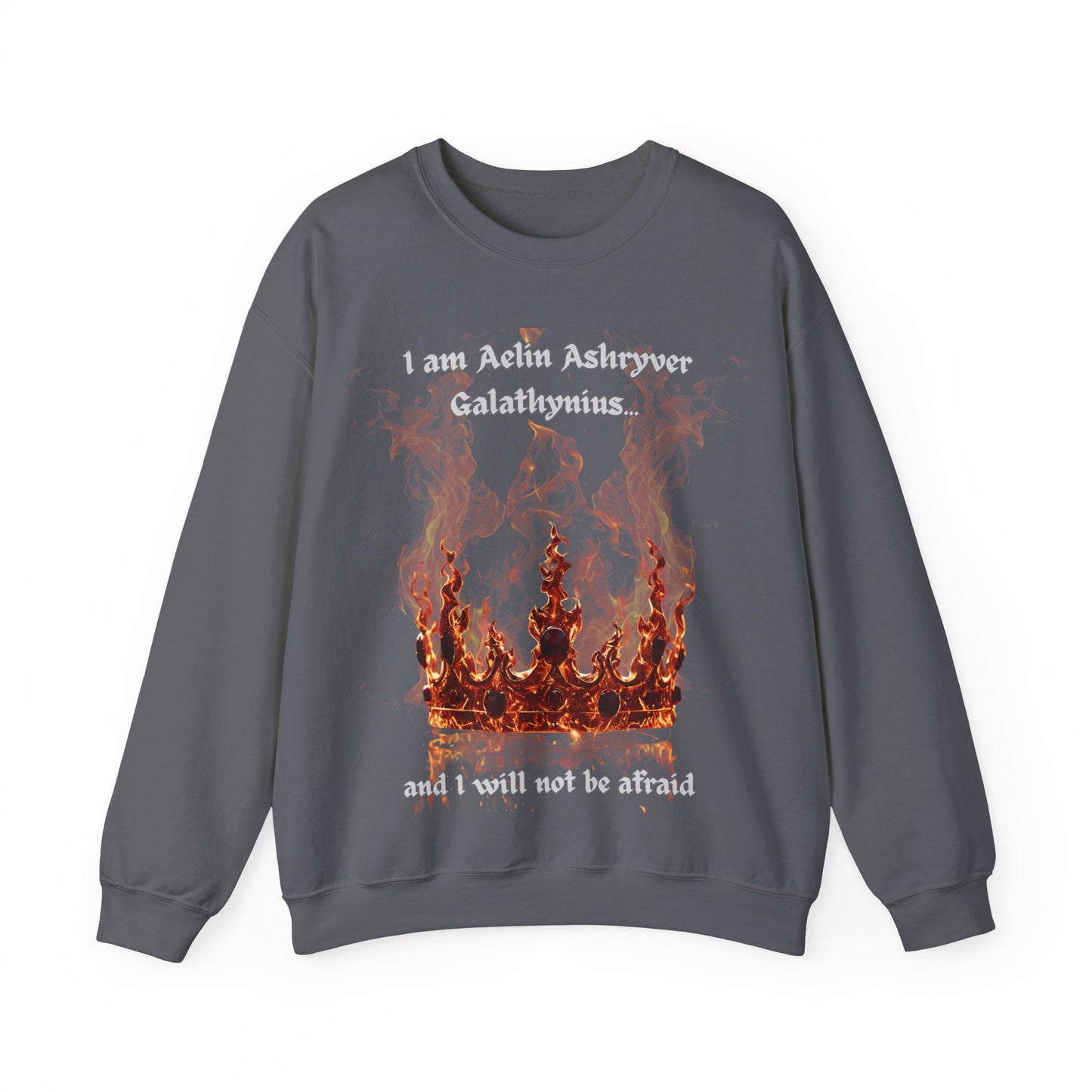 Heir of Fire Sweatshirt - Step into the world of Erilea with our Heir of Fire sweatshirt, a tribute to the spirit of Aelin Ashryver Galathynius.