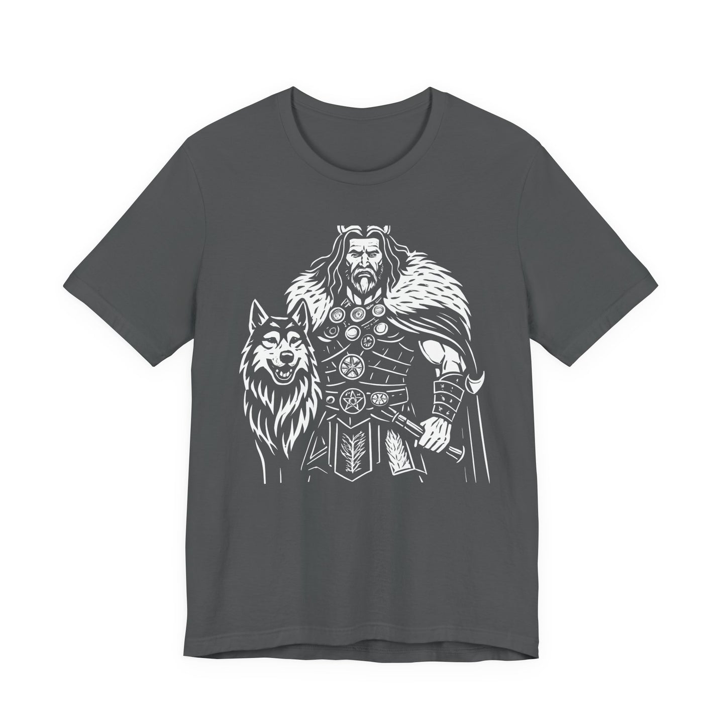 Tyr Viking God T-Shirt, This viking apparel captures the essence of a norse warrior, making it the epitome of viking clothing for those drawn to the fierce and the mythical.