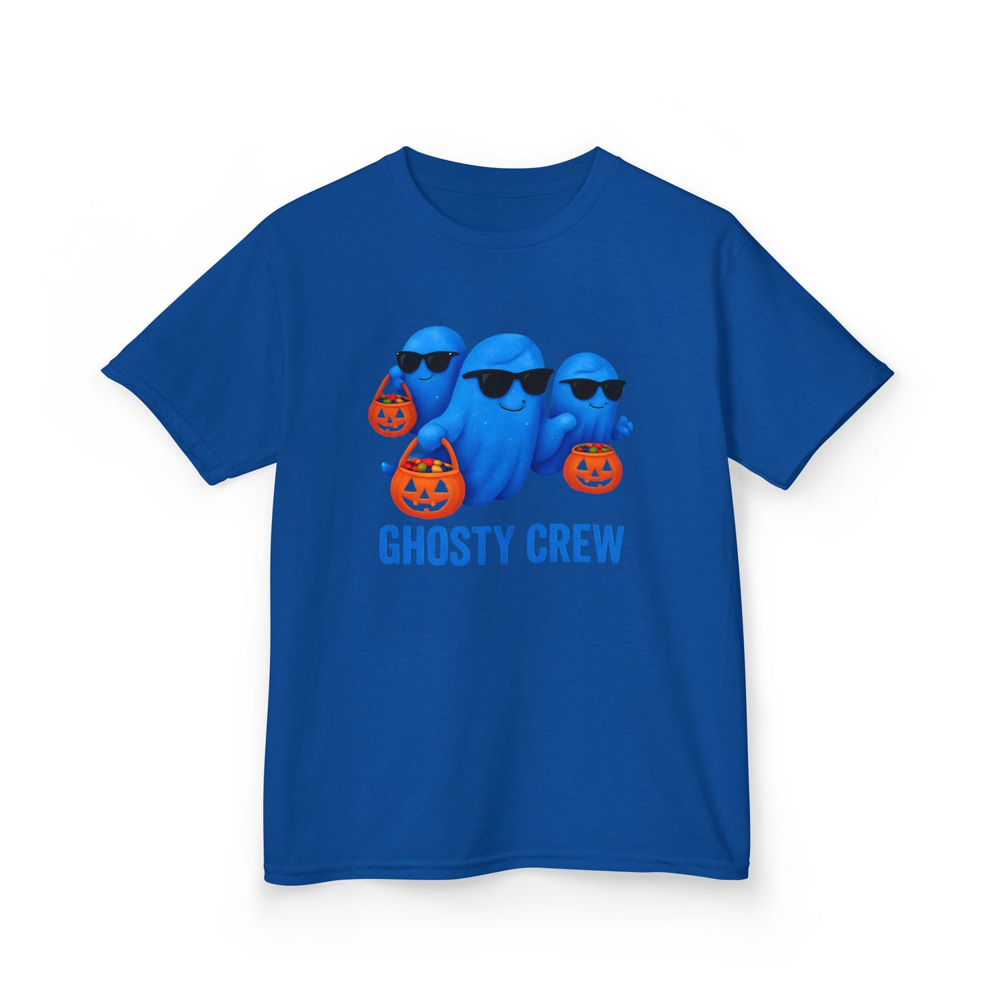 Kids Ghost Tee, Halloween Ghosty Crew Shirt, Perfect for kids who love Halloween and want to be part of the ghosty crew.