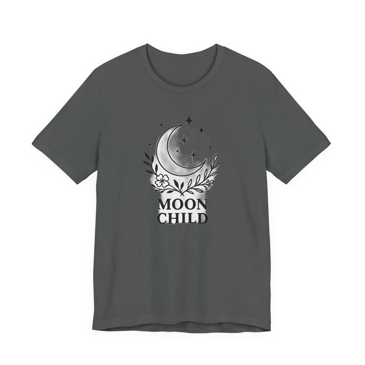 Moon Child T-Shirt, Crescent Moon Shirt, this moon child tee is more than just a piece of pagan clothing—it's a magical shirt that invites the wearer to explore the enchanting world of witchy things.