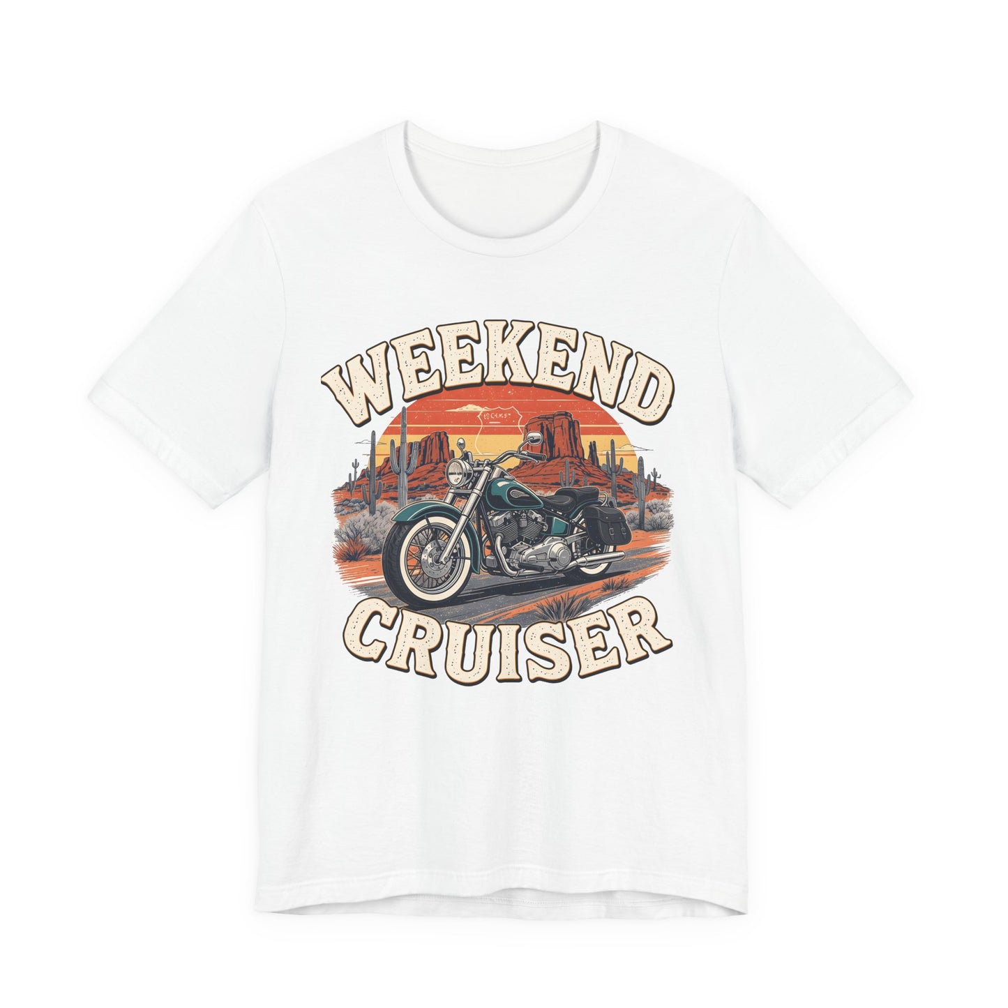 Weekend Cruiser Vintage Biker T-Shirt, Cruiser Motorcycle, Motorcycle Shirt,Unique Graphic Tee,Bike Lover Gift,Biker Apparel,Biker Dad Gifts