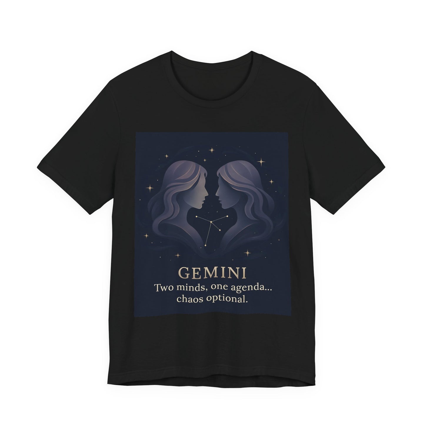 Gemini Astrology T-shirt, Whether you're treating yourself or searching for the perfect Gemini birthday gift, this zodiac t-shirt is sure to delight.