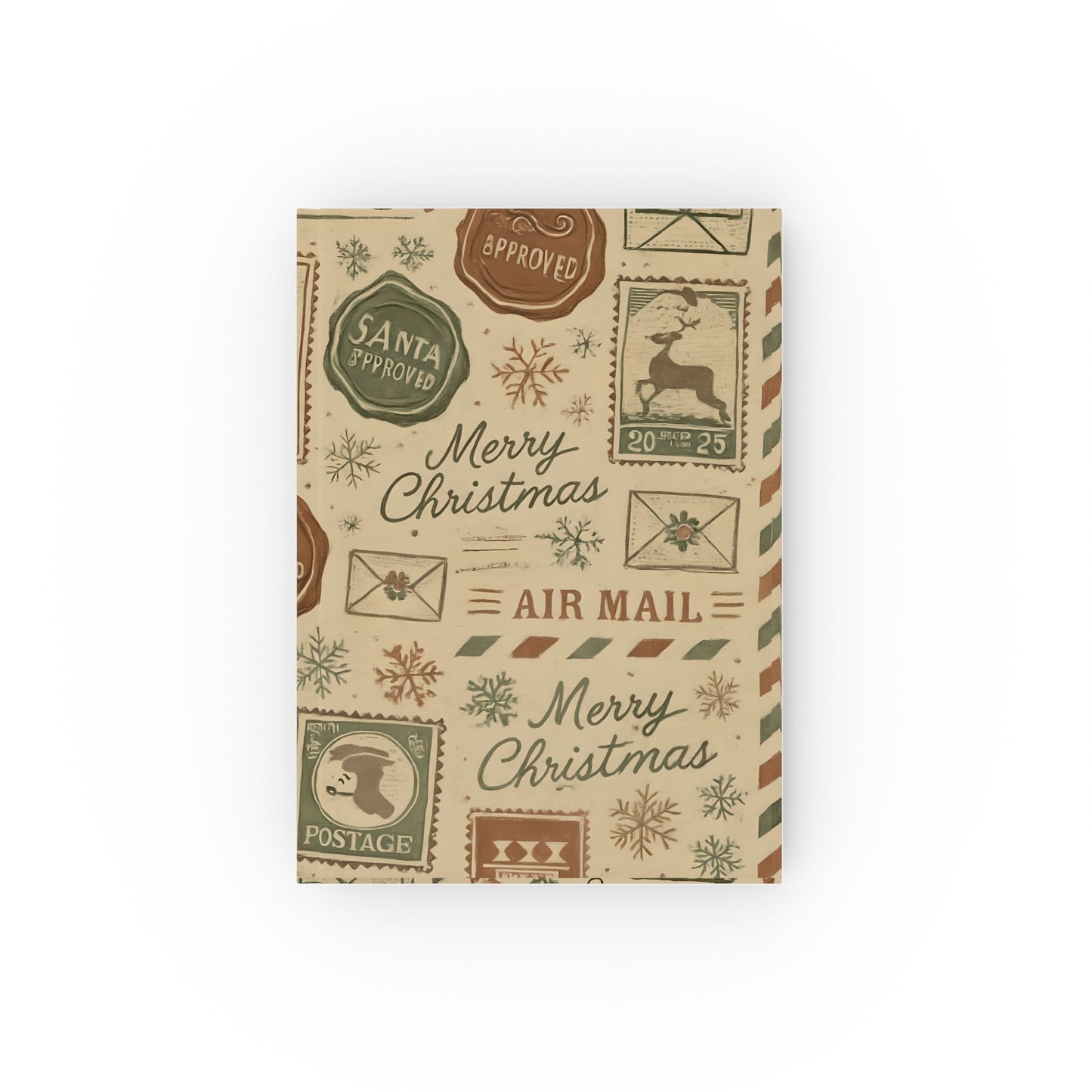 Festive Vintage Santa Kids Stocking Filler,Secret Santa Notebook,Whether it’s tucked into a Christmas Eve box or exchanged at a secret santa work gathering, it adds a sprinkle of festive cheer.