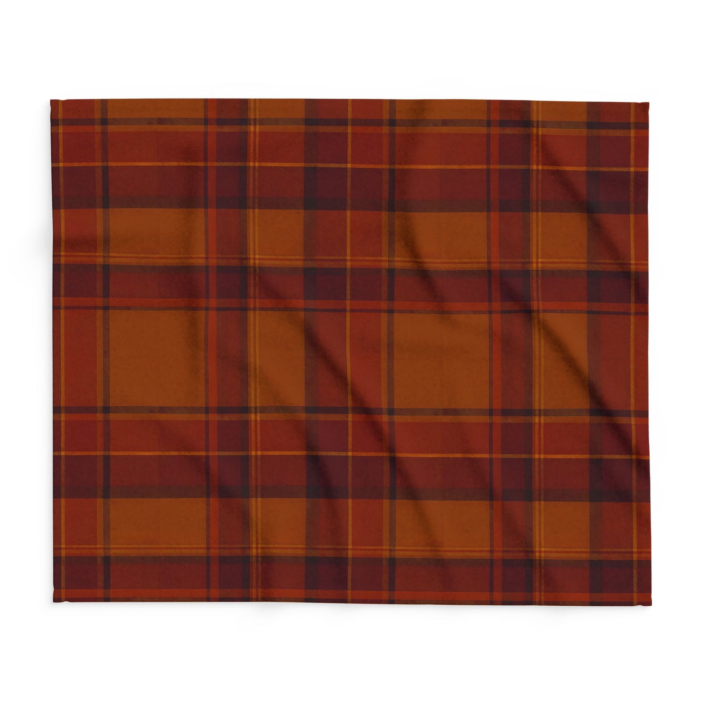 Cozy Autumn Plaid Pattern Blanket, This soft throw, with its classic plaid pattern, transforms any space into a serene autumn retreat.