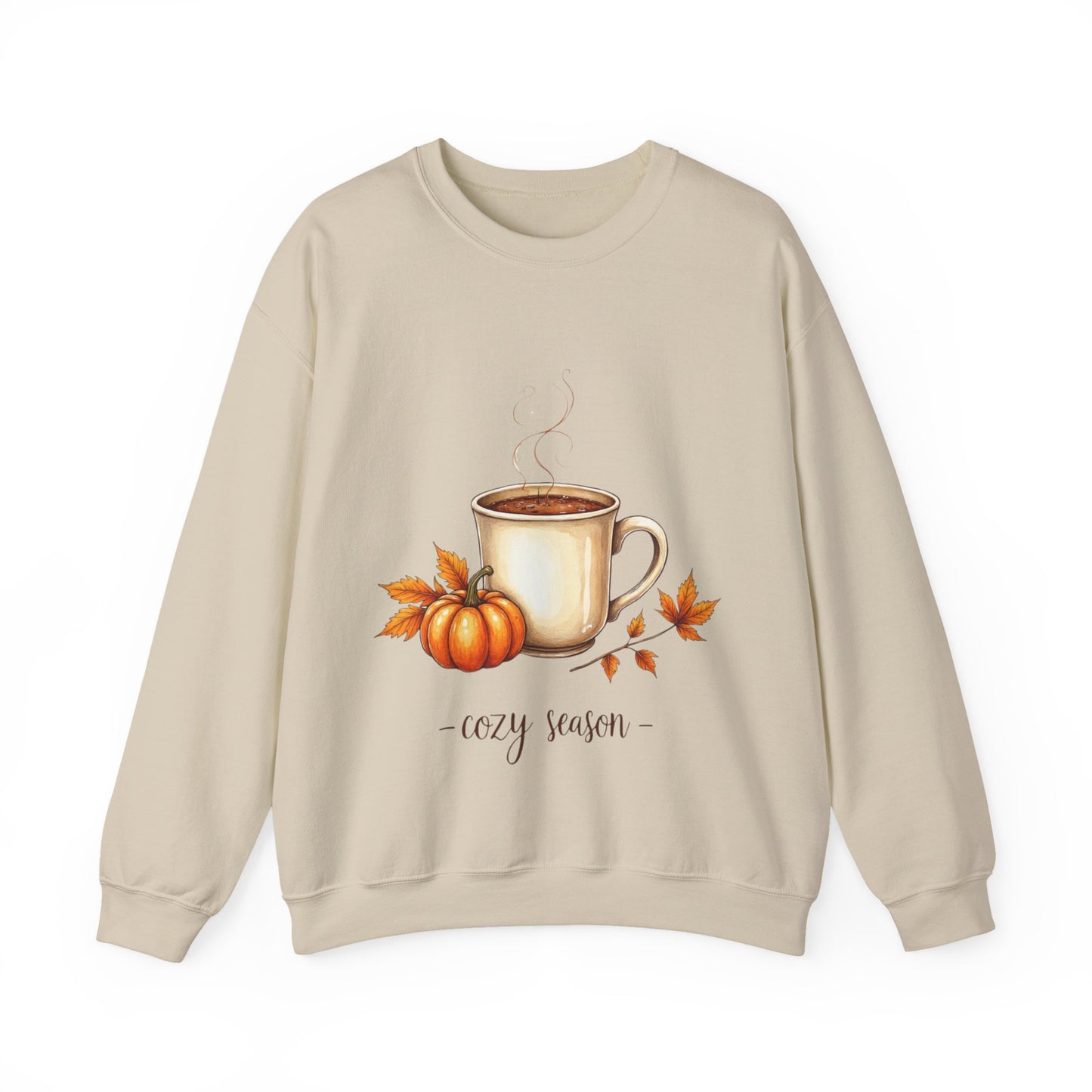 Cozy Season Sweatshirt, Perfect jumper for the cooler months with Autumn Colors giving a Cozy Autumn vibe
