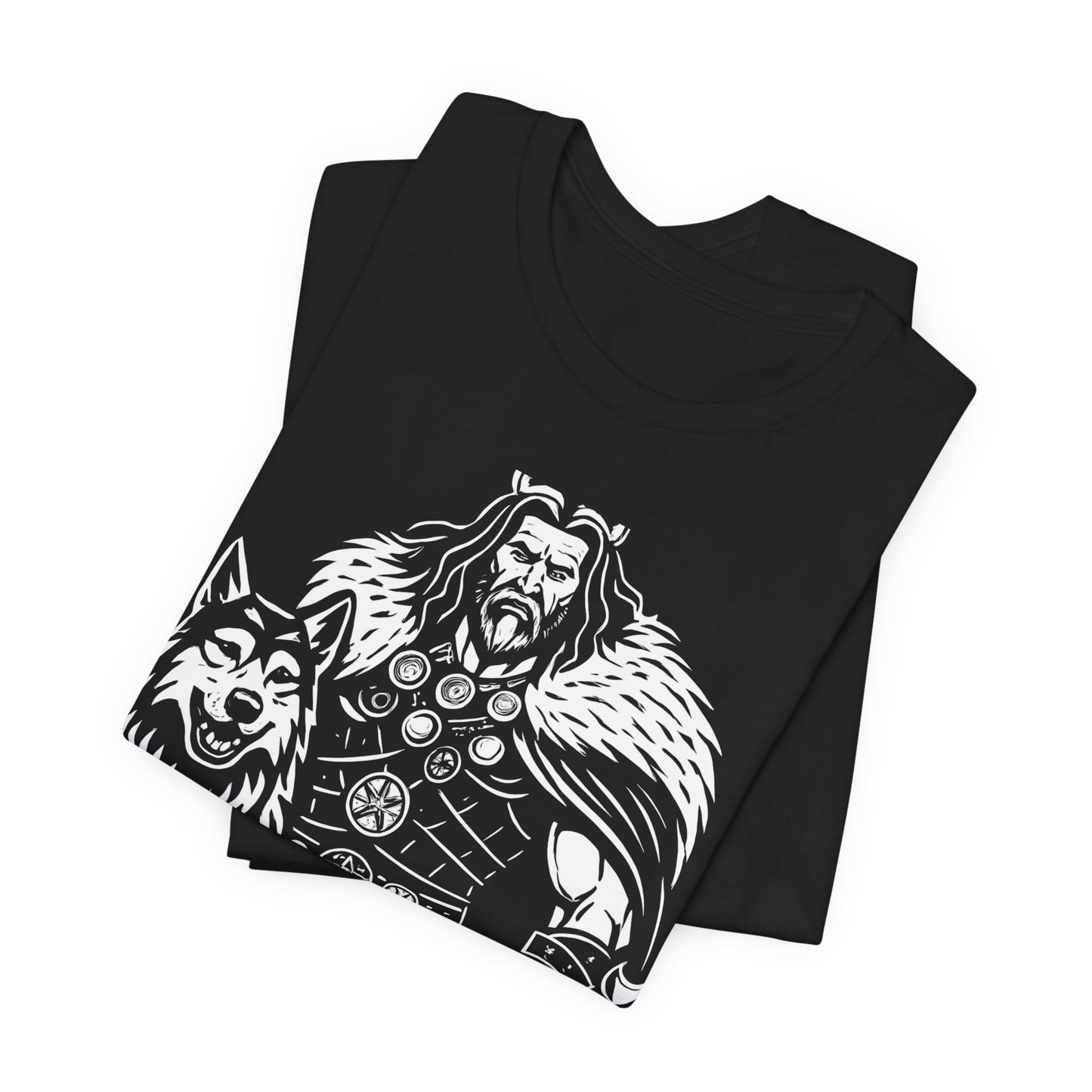 Tyr Viking God T-Shirt, This viking apparel captures the essence of a norse warrior, making it the epitome of viking clothing for those drawn to the fierce and the mythical.