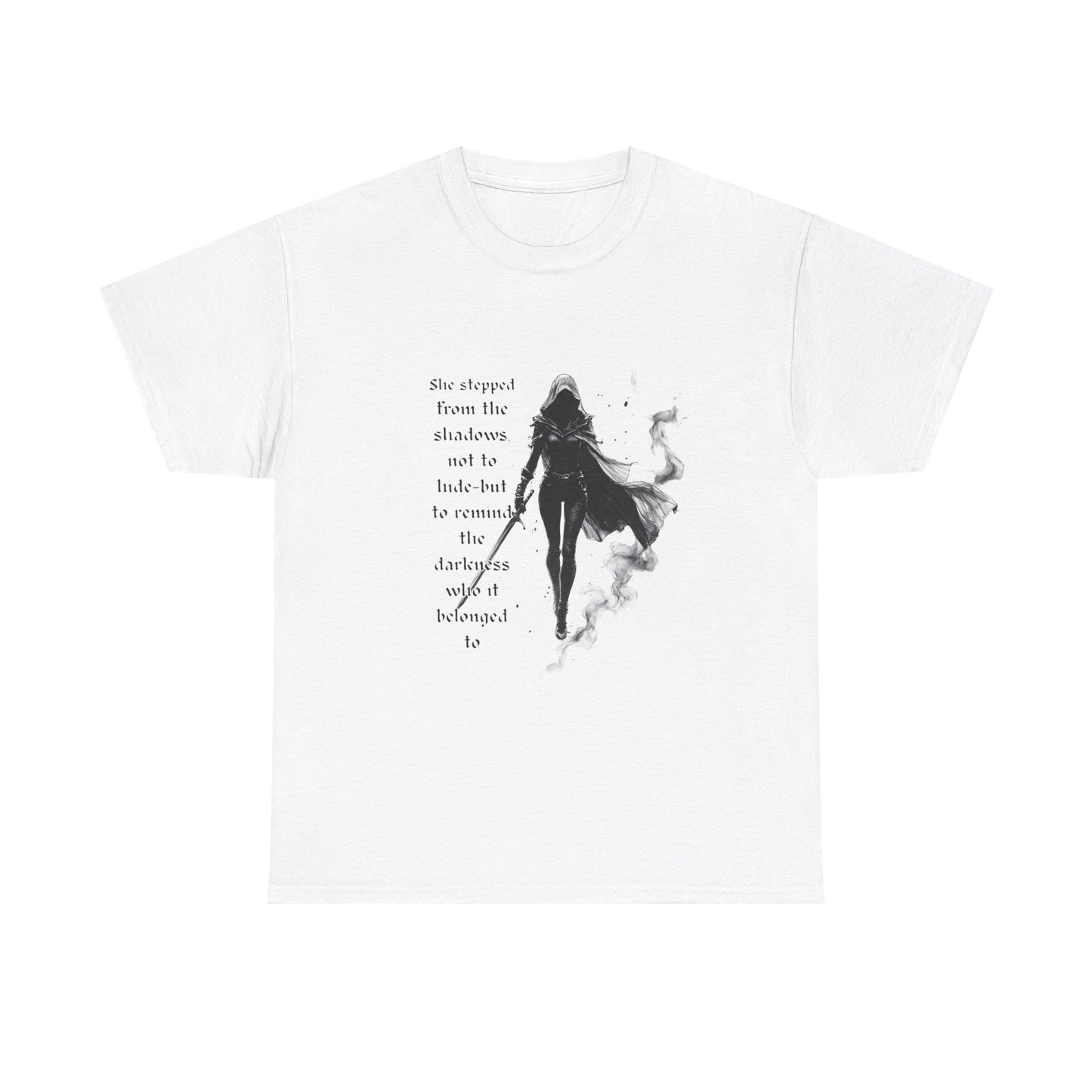 Throne of Glass Unisex Tee, a great addition to a fan's wardrobe and can be worn casually or as a statement piece. Ideal for fans of Sarah J. Maas and the character Aelin Sardothien.