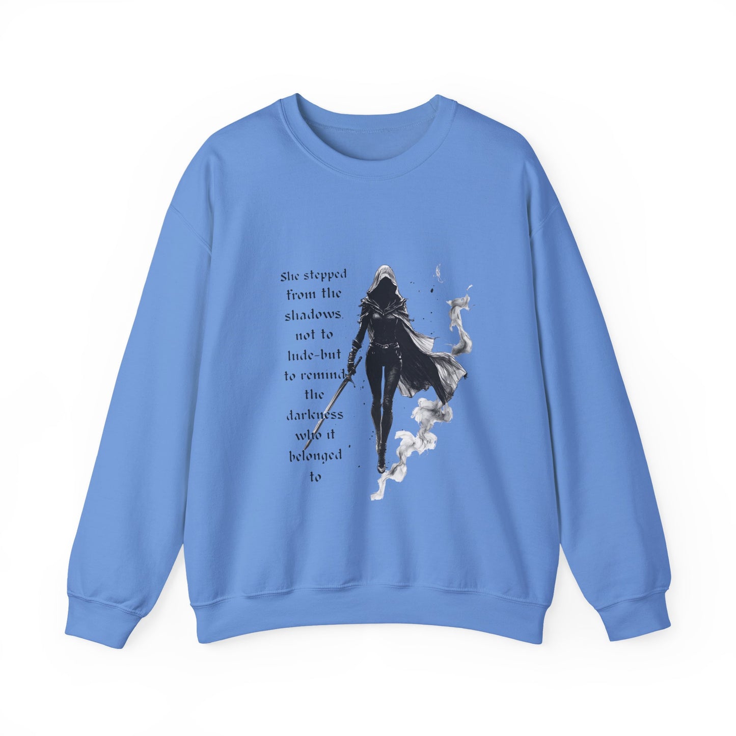 Heir of Fire Throne of Glass Sweatshirt, cozy autumn apparel for any Sarah J Maas fan. With a touch of darkness and assassin vibes.