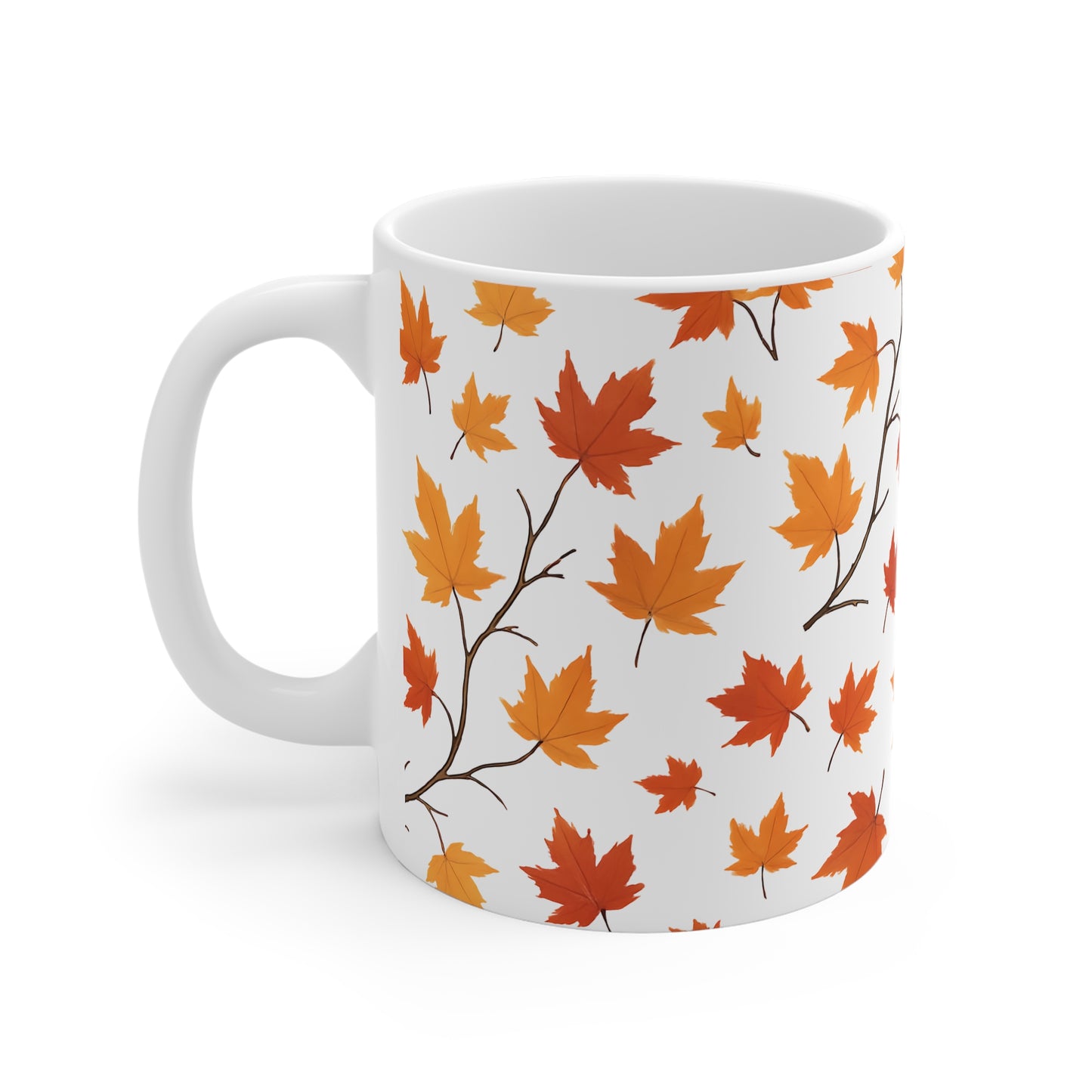 Copy of Autumnal Leaf Coffee Mug, Perfect for elevating your autumn décor, this mug whispers "hello autumn".
