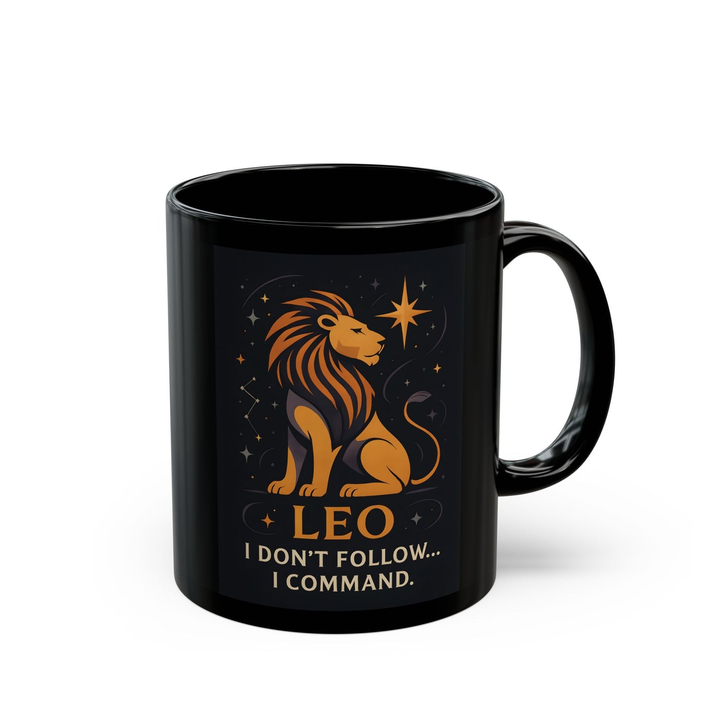 Leo Astrology Mug, Zodiac Mug, A delightful gift for any Leo, this Leo star sign mug ensures their zodiac spirit shines with every drink.
