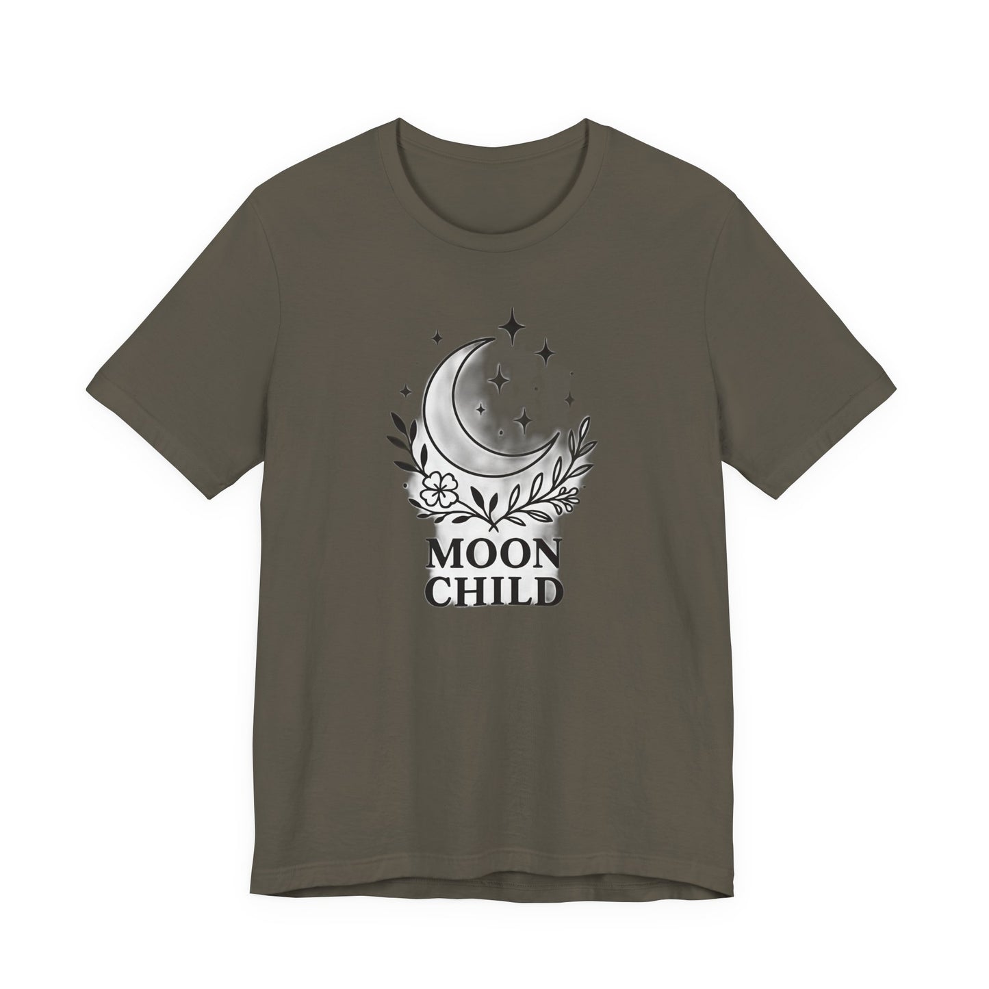 Moon Child T-Shirt, Crescent Moon Shirt, this moon child tee is more than just a piece of pagan clothing—it's a magical shirt that invites the wearer to explore the enchanting world of witchy things.