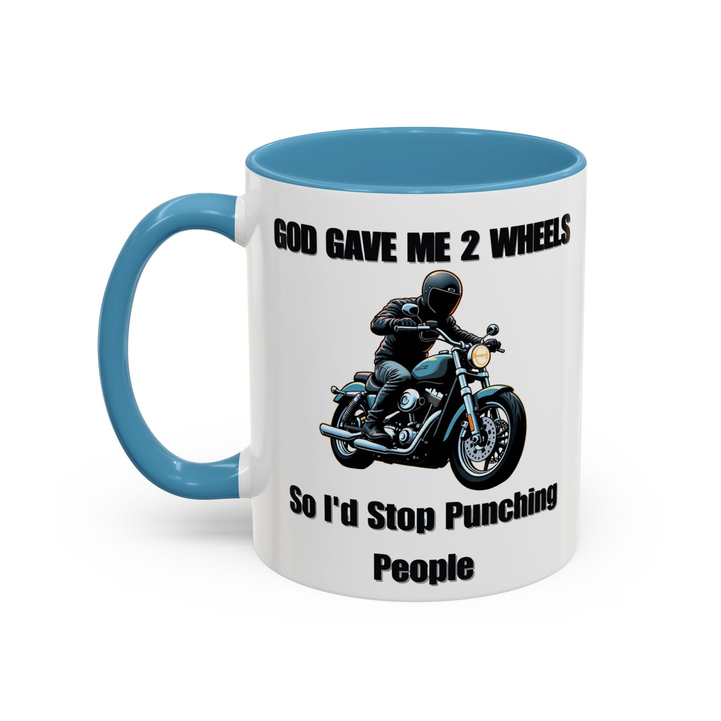 Motorcycle Humor Coffee Mug - Perfect for coffee lovers and motorcycle enthusiasts alike, this mug embodies a playful yet edgy vibe.
