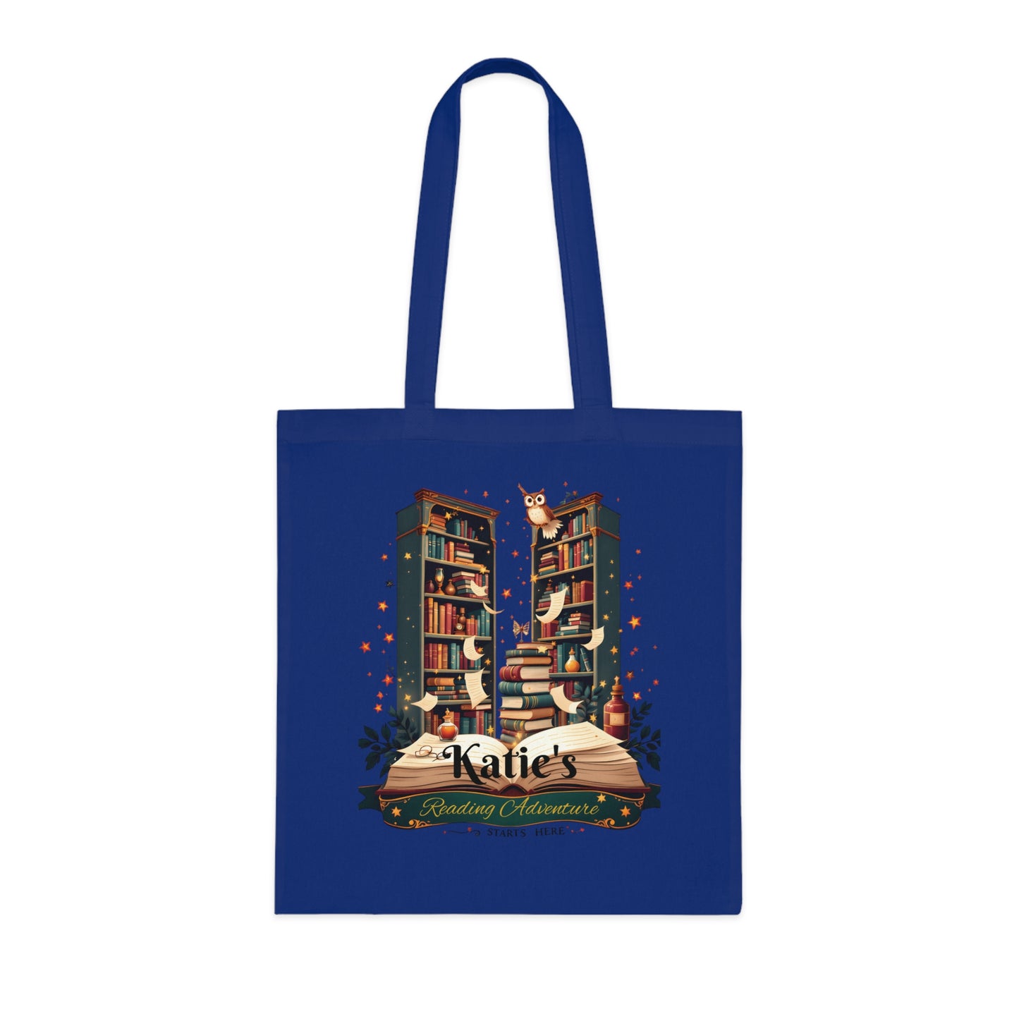 Personalised Book Lover Reusable Cotton Tote Bag, Bookish Tote, Librarian Tote Bag, Bibliophile Gift, Custom Book Bag,