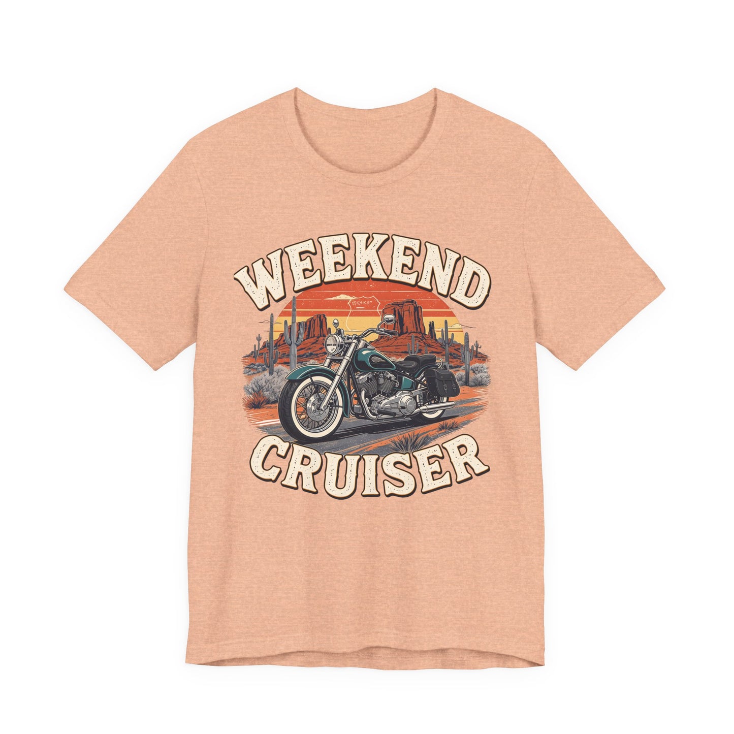 Weekend Cruiser Vintage Biker T-Shirt, Cruiser Motorcycle, Motorcycle Shirt,Unique Graphic Tee,Bike Lover Gift,Biker Apparel,Biker Dad Gifts