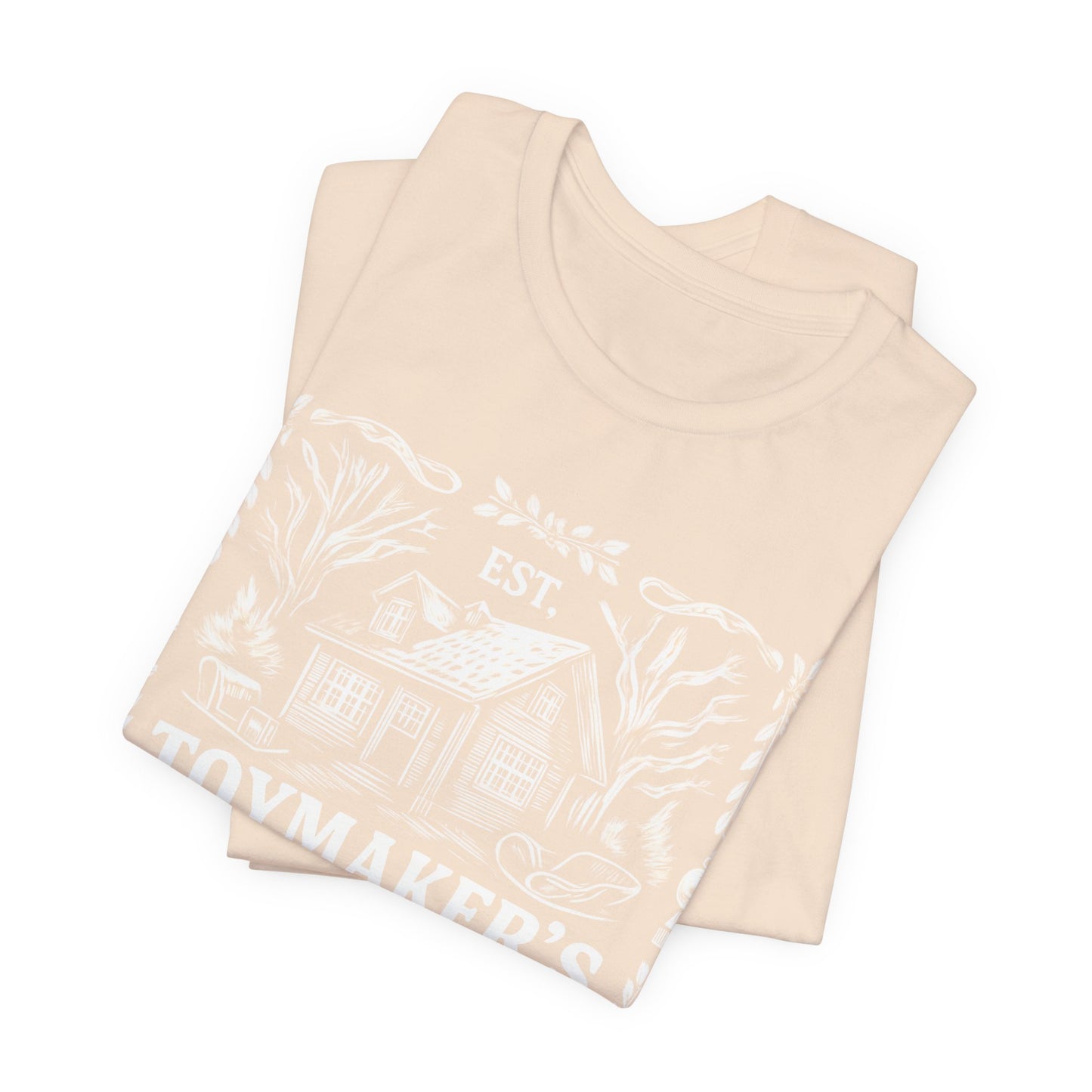 Nostalgic Christmas Tee, Vintage Toymaker Guild, a delightful nod to the nostalgic charm of Christmas past, a heart warming secret Santa idea.