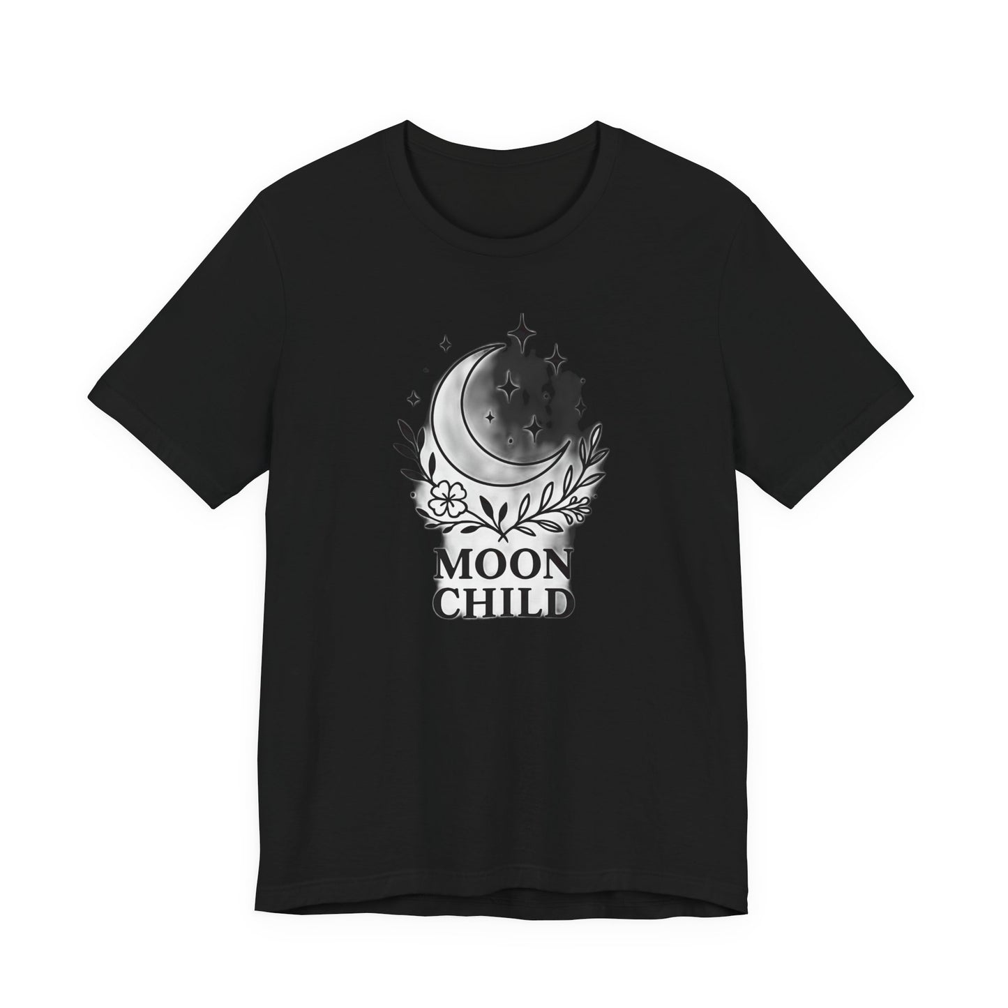 Moon Child T-Shirt, Crescent Moon Shirt, this moon child tee is more than just a piece of pagan clothing—it's a magical shirt that invites the wearer to explore the enchanting world of witchy things.