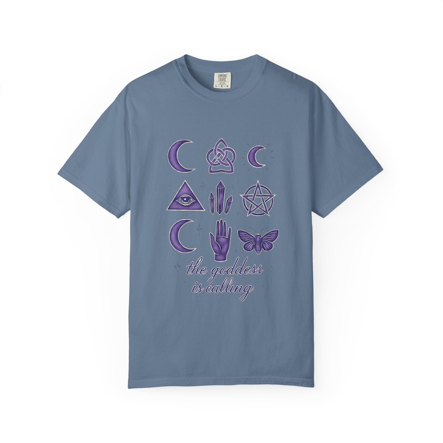 The Goddess is Calling Shirt, a celebration of divine feminine energy, seamlessly blending style and spirituality.