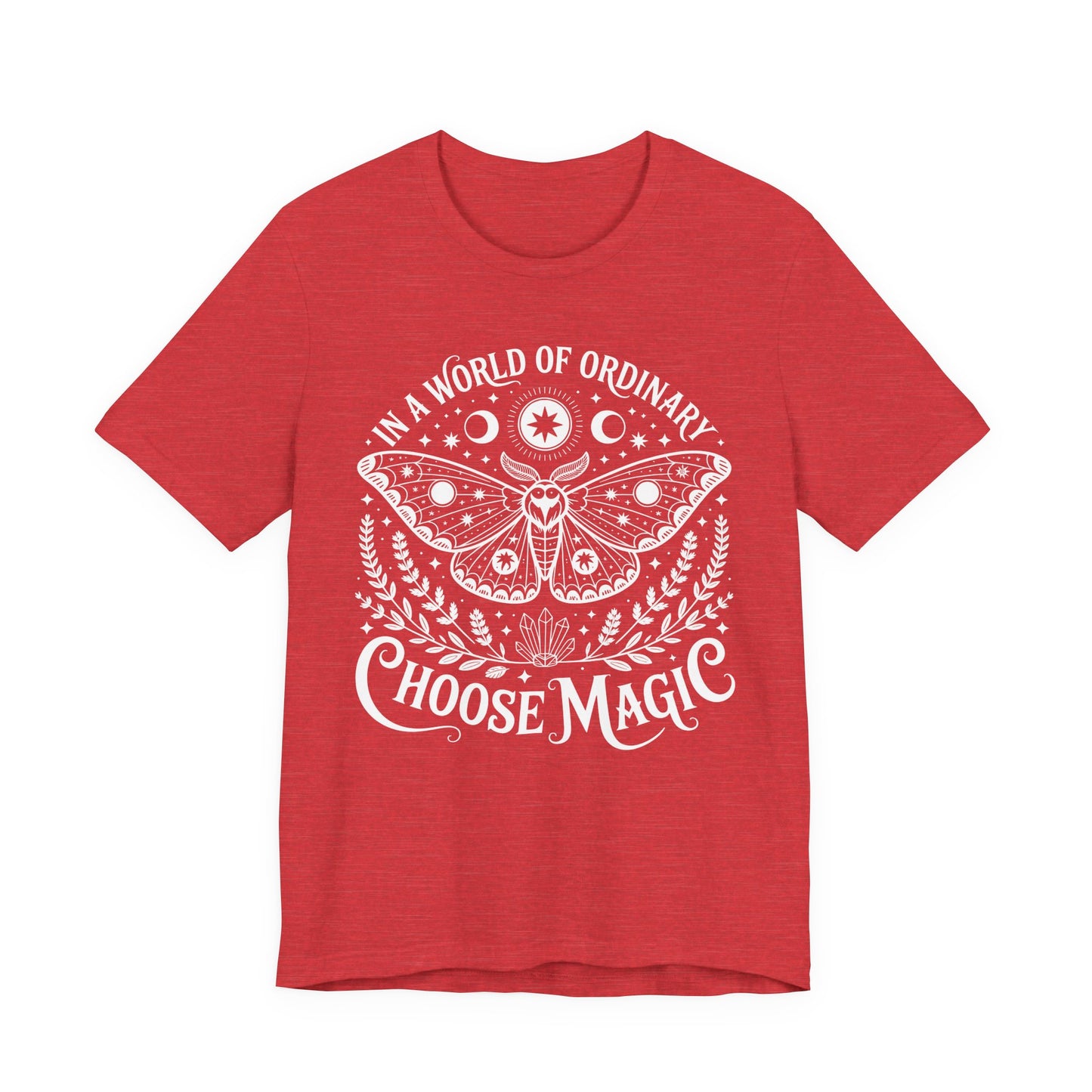 Choose Magic Witchy T-Shirt • Magical Spell Graphic Tee • Occult Mystical Shirt • Witchy Gift Unisex Top • Spiritual Pagan Clothing