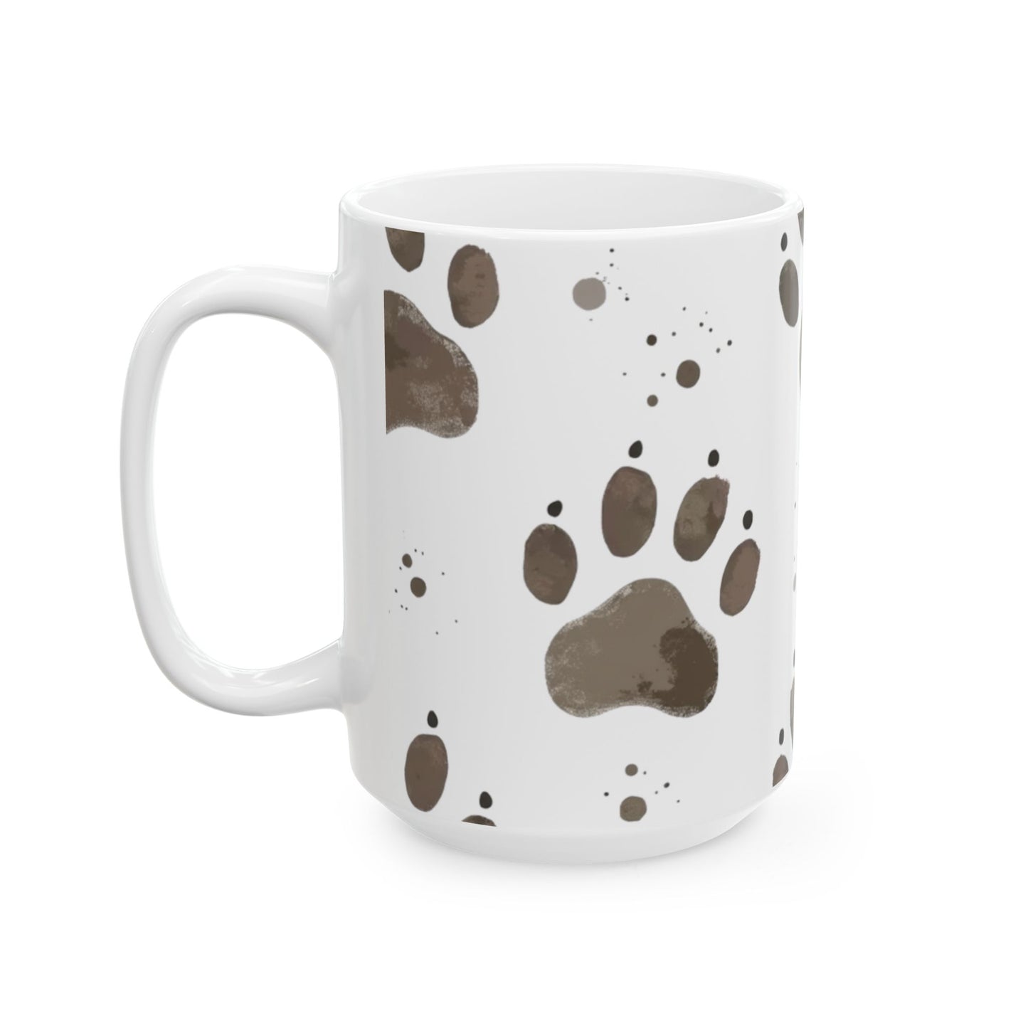Muddie Paw Print Ceramic Mug | Pet Lover Gift, Dog Lover Mug, perfect Pet inspired Gift.