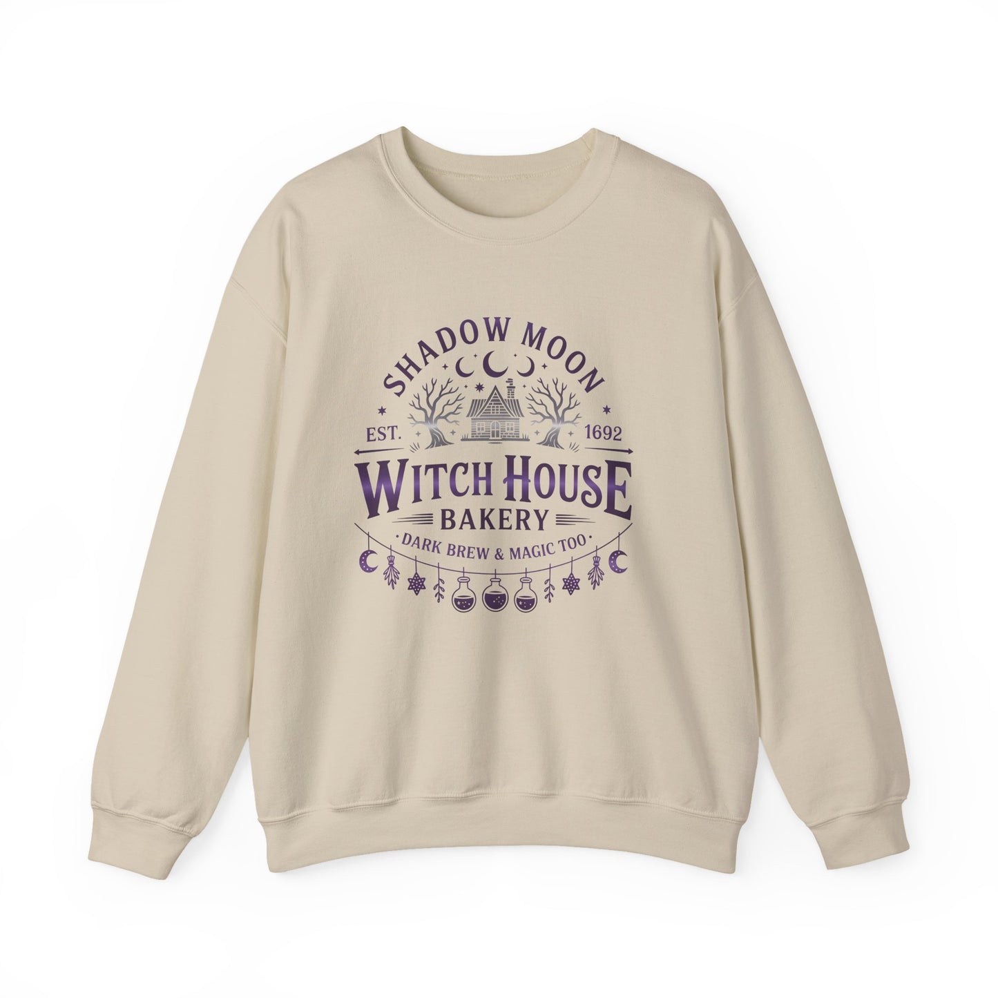 Witch House Bakery Sweater • Witchy Bakery Graphic Pullover • Occult Witch Sweater • Magical Kitchen Witch Gift