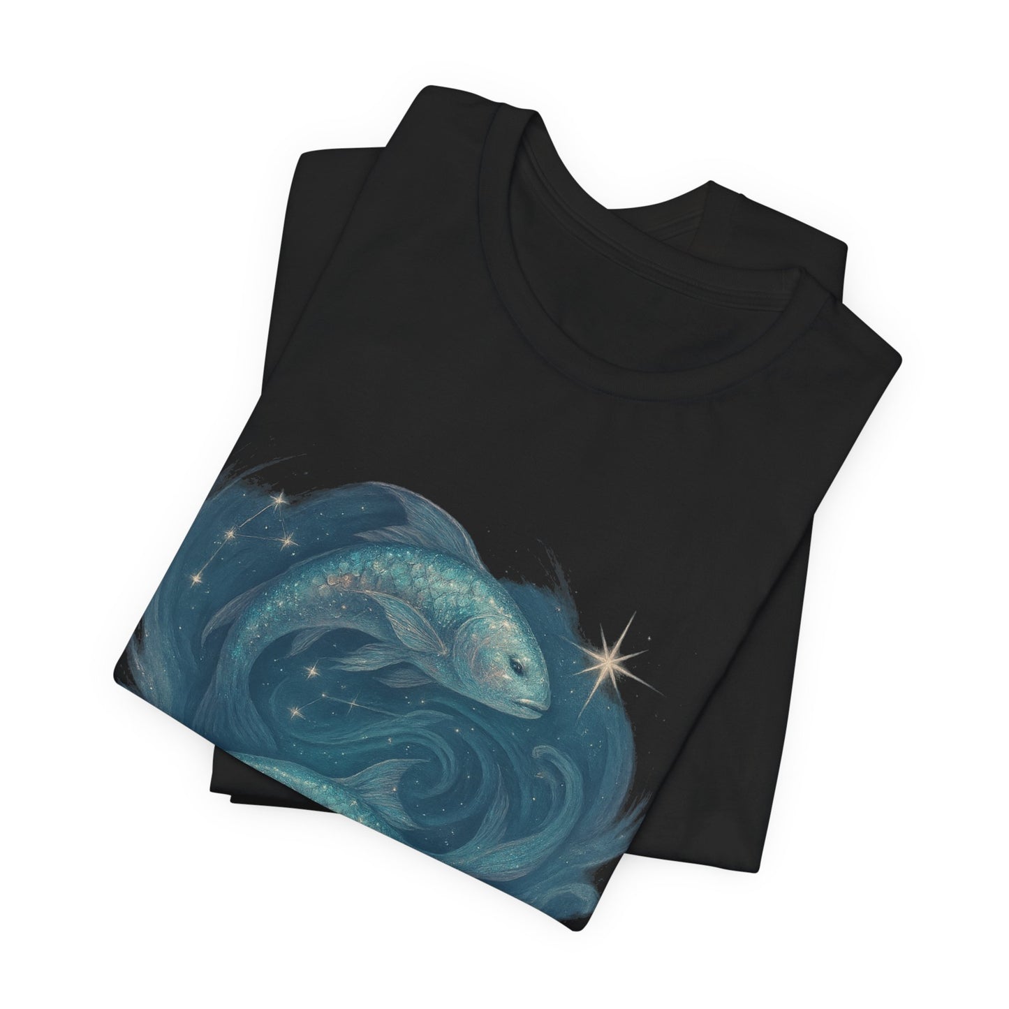 Pisces Astrology T-shirt, An ideal pisces gift for birthdays or special occasions.
