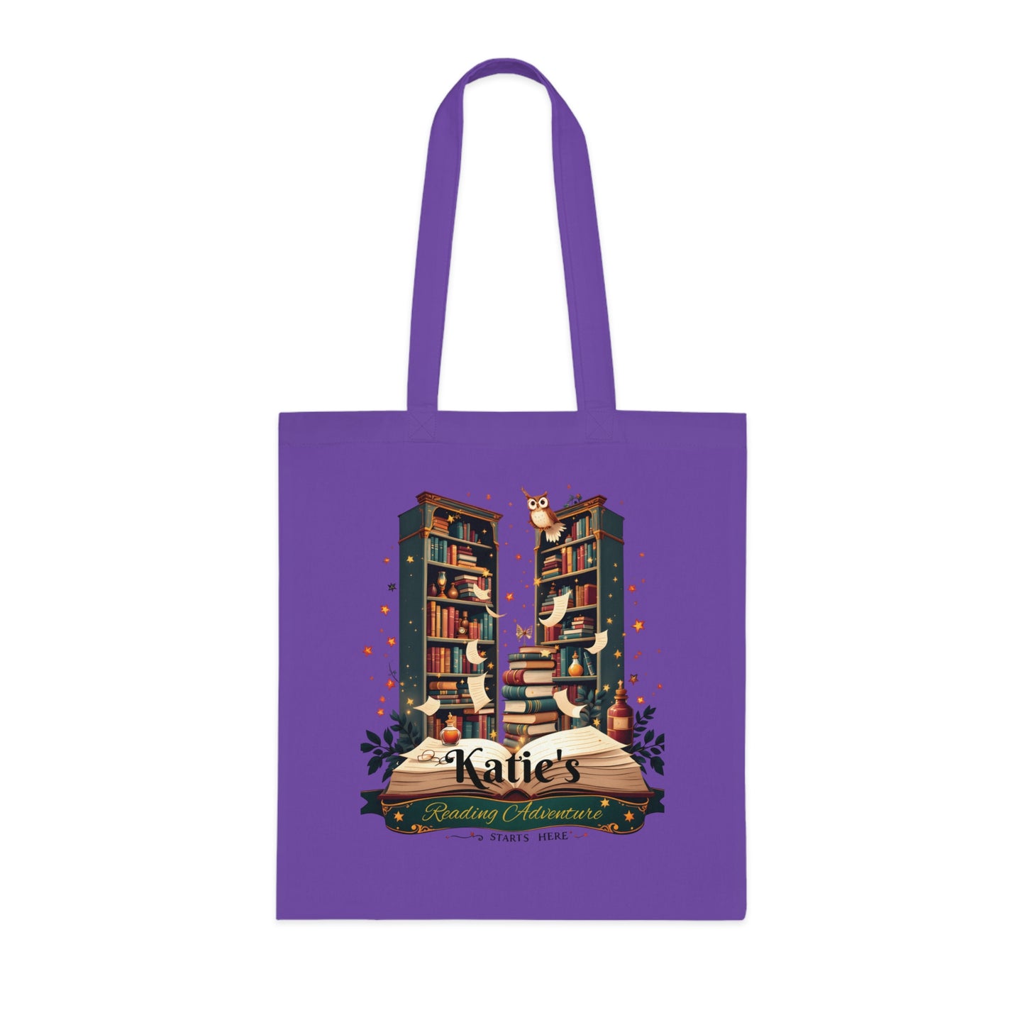 Personalised Book Lover Reusable Cotton Tote Bag, Bookish Tote, Librarian Tote Bag, Bibliophile Gift, Custom Book Bag,