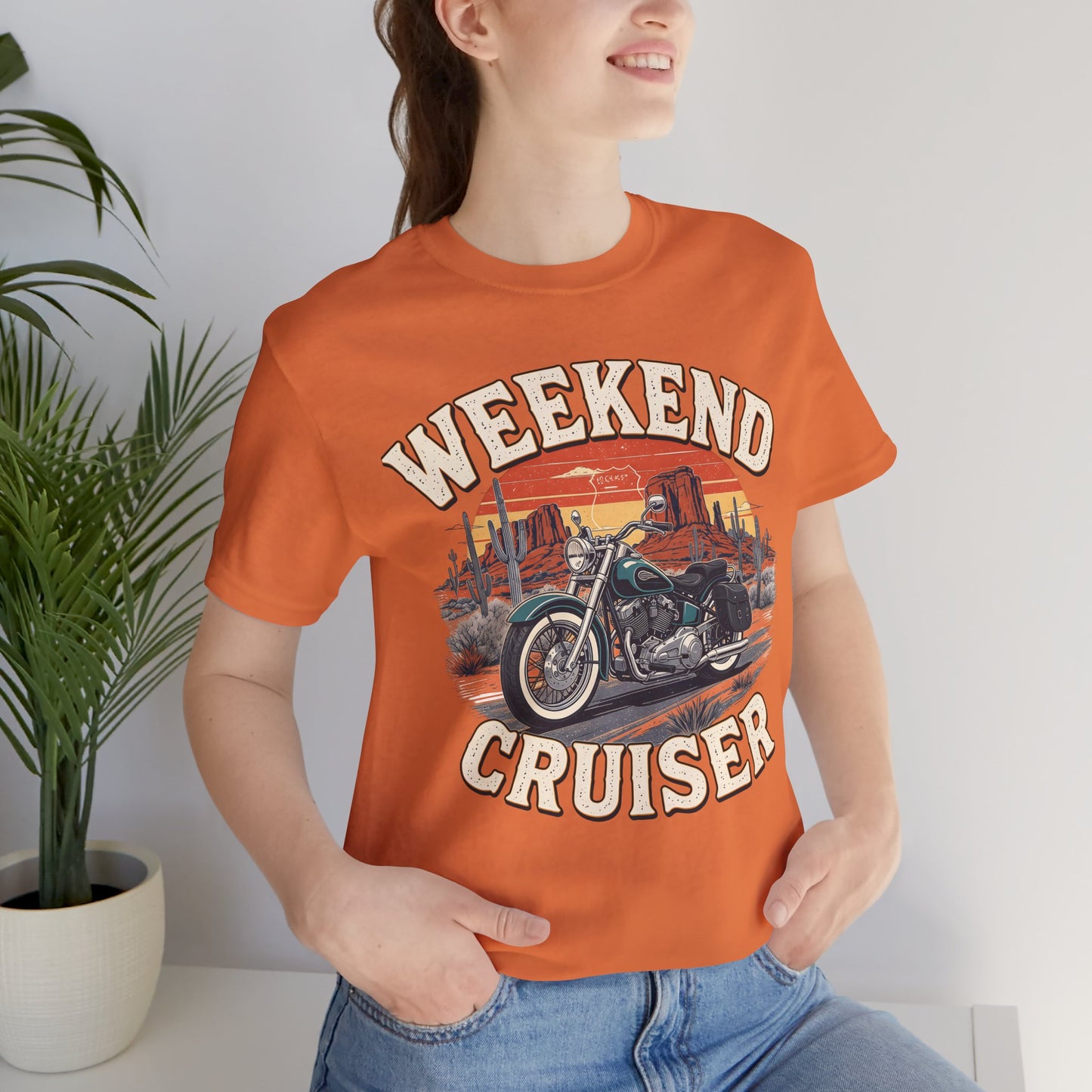 Weekend Cruiser Vintage Biker T-Shirt, Cruiser Motorcycle, Motorcycle Shirt,Unique Graphic Tee,Bike Lover Gift,Biker Apparel,Biker Dad Gifts
