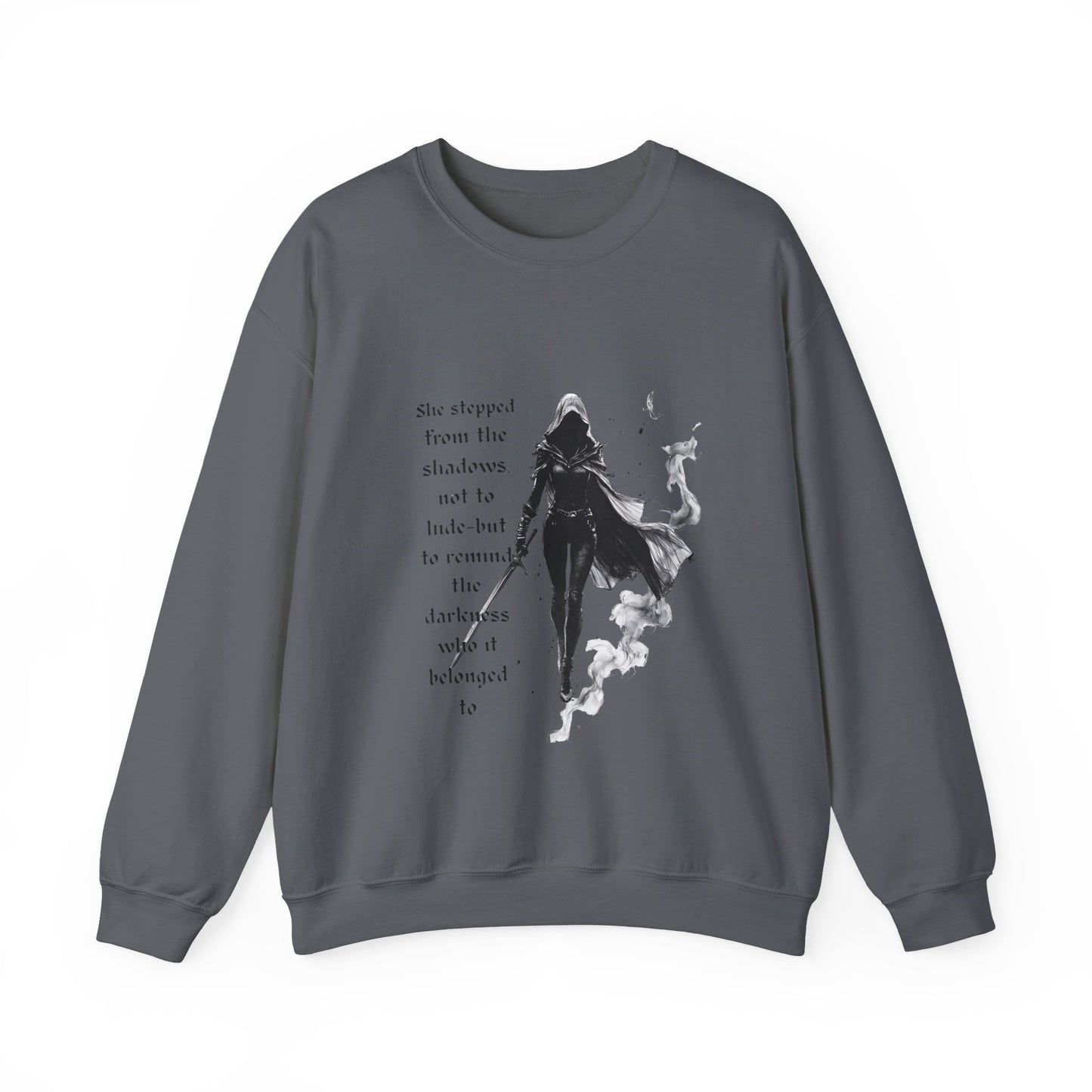 Heir of Fire Throne of Glass Sweatshirt, cozy autumn apparel for any Sarah J Maas fan. With a touch of darkness and assassin vibes.
