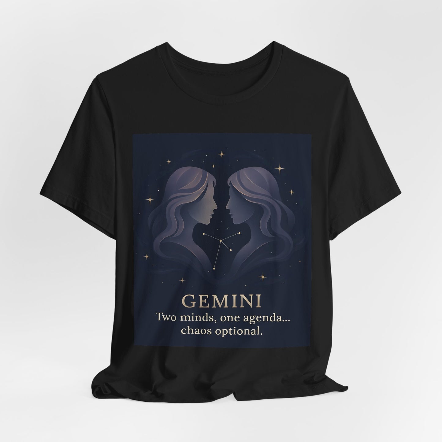 Gemini Astrology T-shirt, Whether you're treating yourself or searching for the perfect Gemini birthday gift, this zodiac t-shirt is sure to delight.