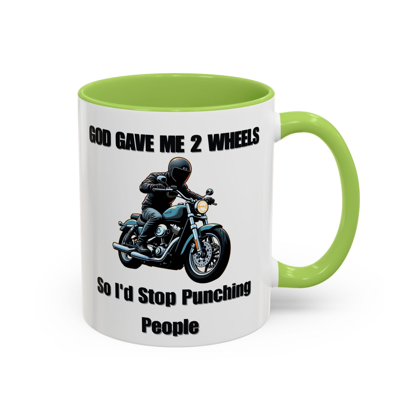 Motorcycle Humor Coffee Mug - Perfect for coffee lovers and motorcycle enthusiasts alike, this mug embodies a playful yet edgy vibe.