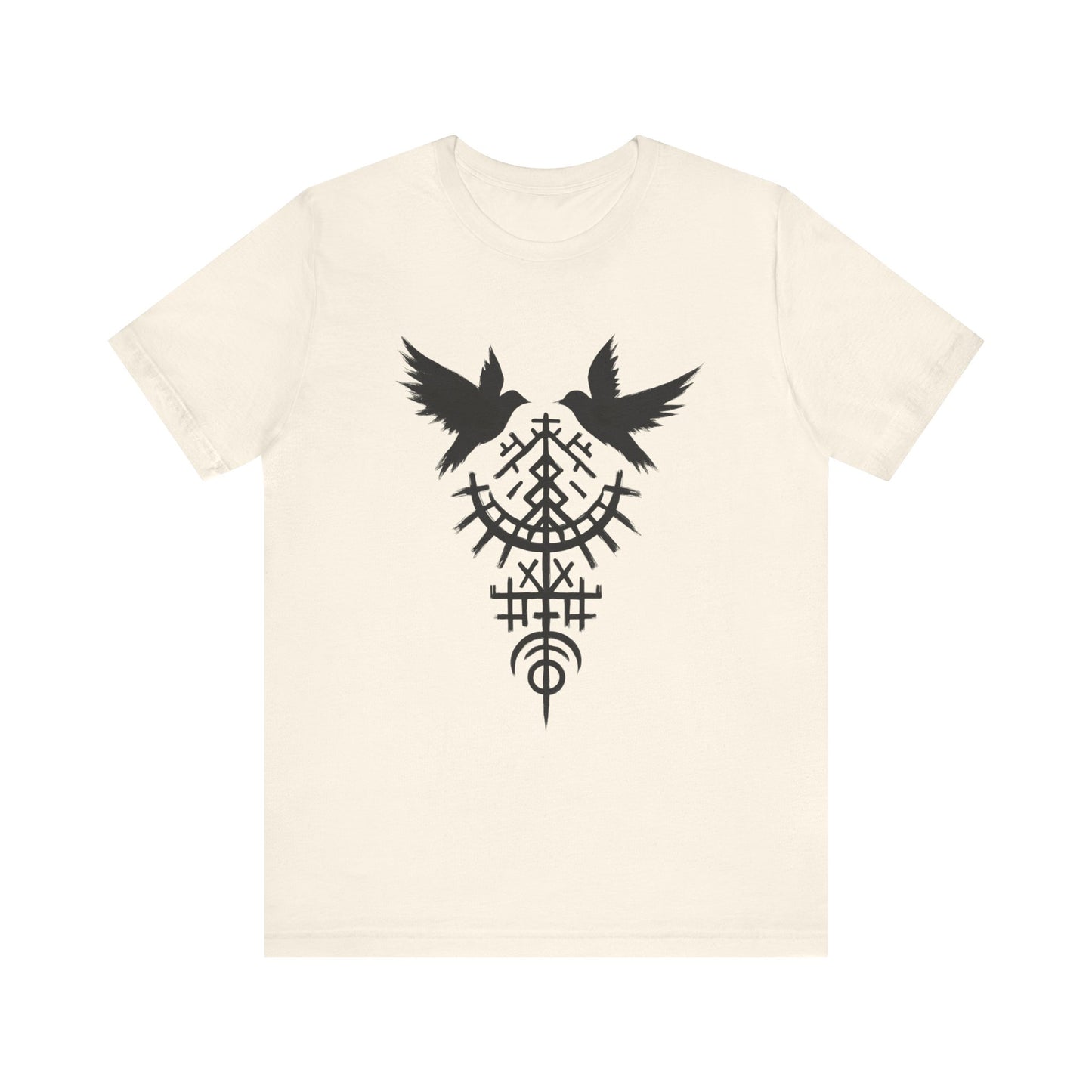 Viking Raven T-Shirt, Pagan Clothing, Norse Paganism, Norse Viking Shirt, Pagan TShirt, Raven Shirt, Viking Apparel