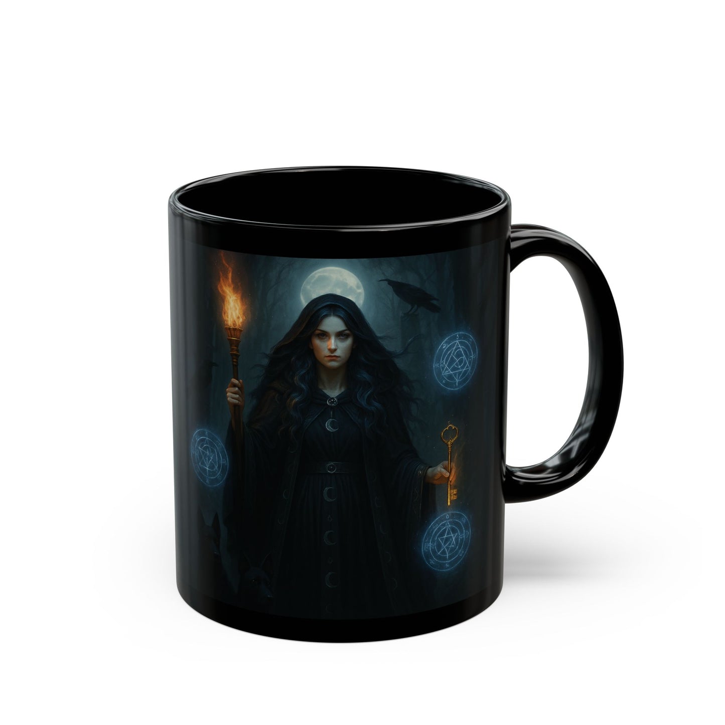 Hecate Goddess Mug, Witchy Mug, Perfect for anyone who embraces the enigmatic paths of witchcraft, this witch mug is not just a vessel—it's a magical experience.