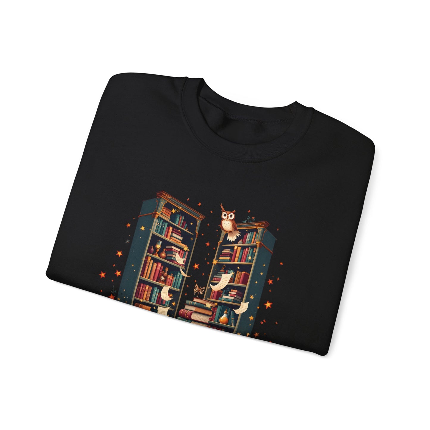 Cozy Book Lover Sweatshirt - Perfect Gift for Readers, Library Lovers, owl Lovers, Christmas, Literary Gifts
