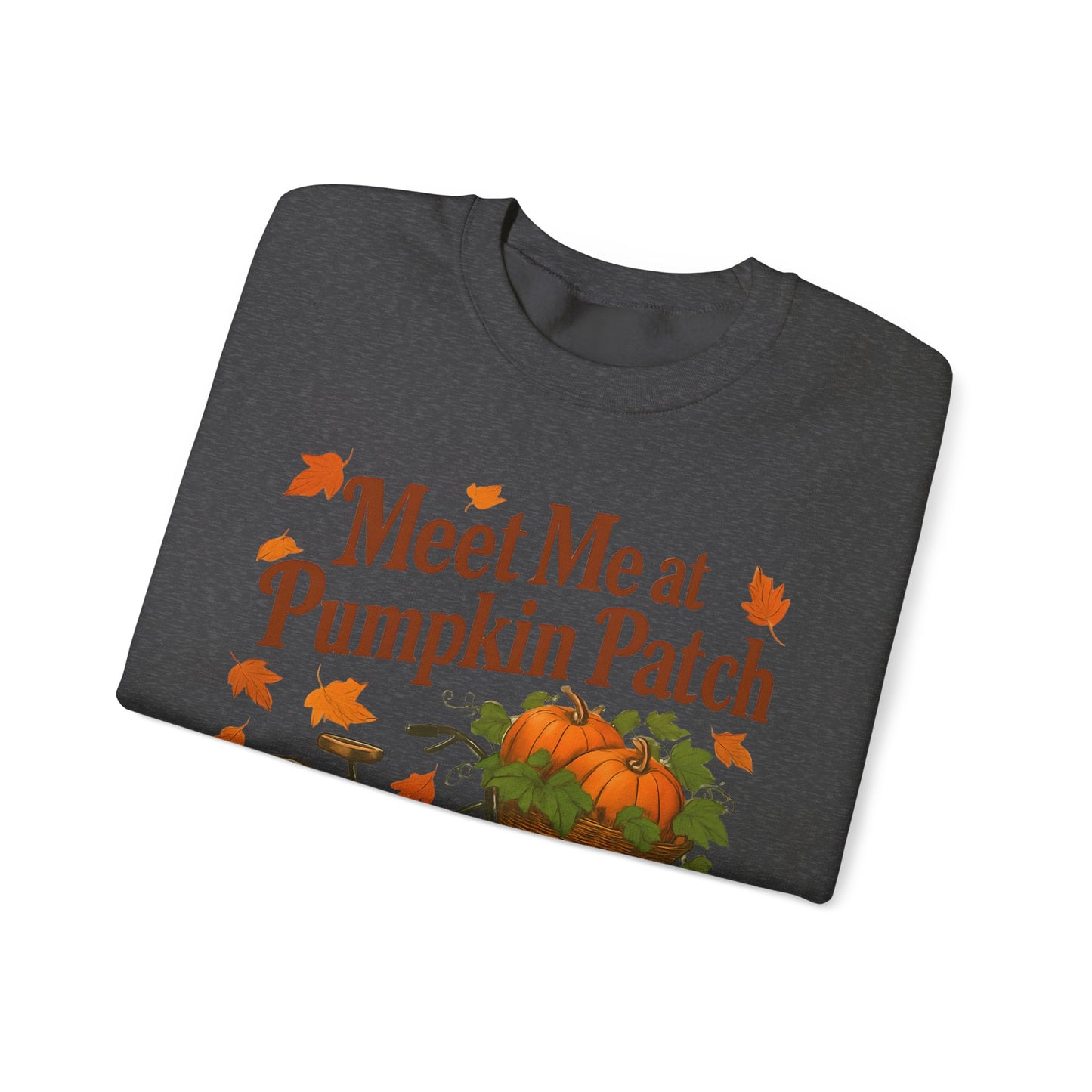 Meet me at the pumpkin patch Sweatshirt, This autumnal jumper wraps you in warmth, making chilly days inviting and every outing a celebration of the season.