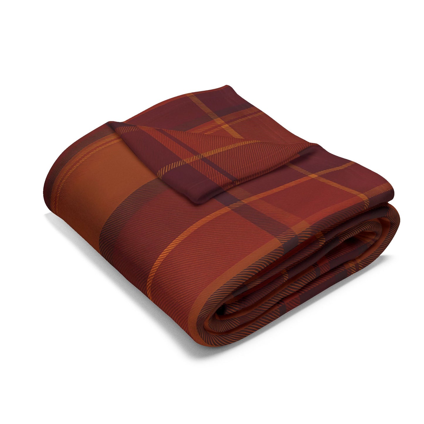 Cozy Autumn Plaid Pattern Blanket, This soft throw, with its classic plaid pattern, transforms any space into a serene autumn retreat.
