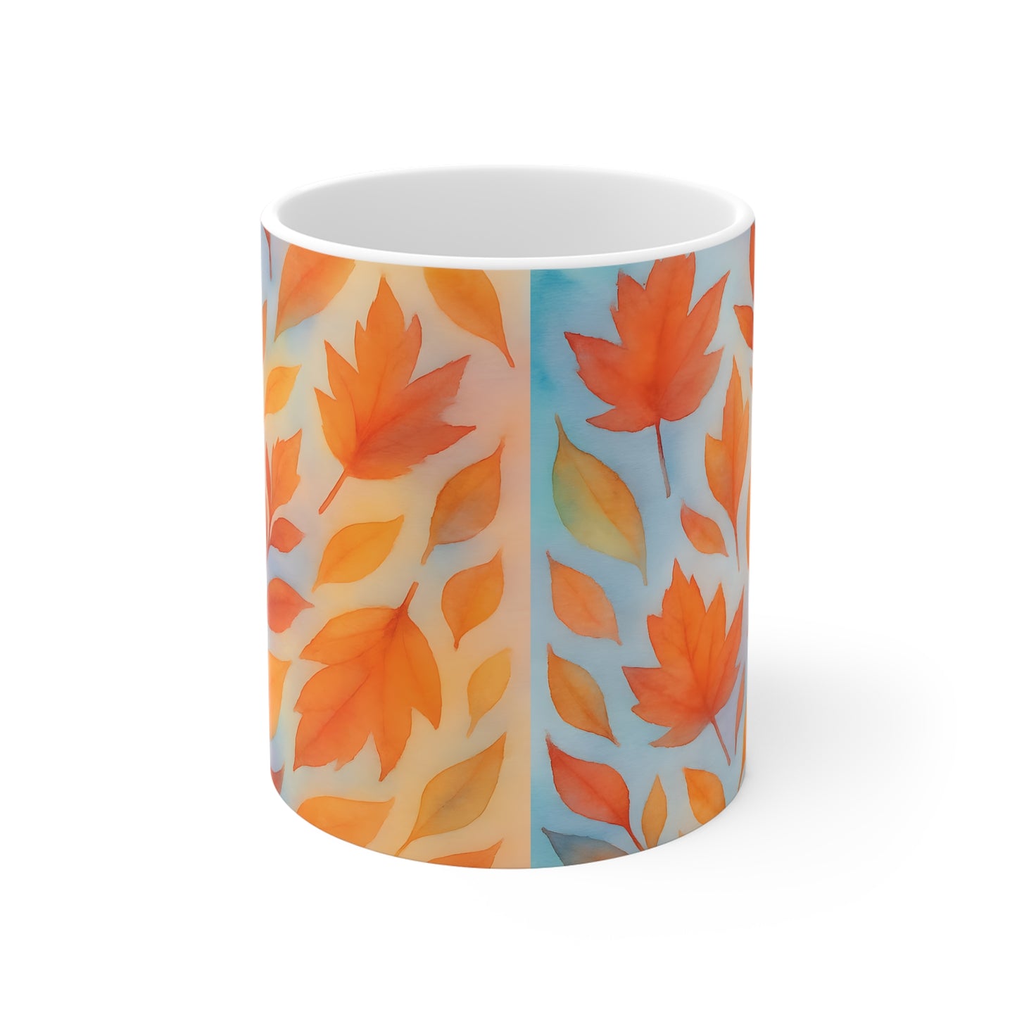 Autumnal Leaf Coffee Mug, Perfect for elevating your autumn décor, this mug whispers "hello autumn"