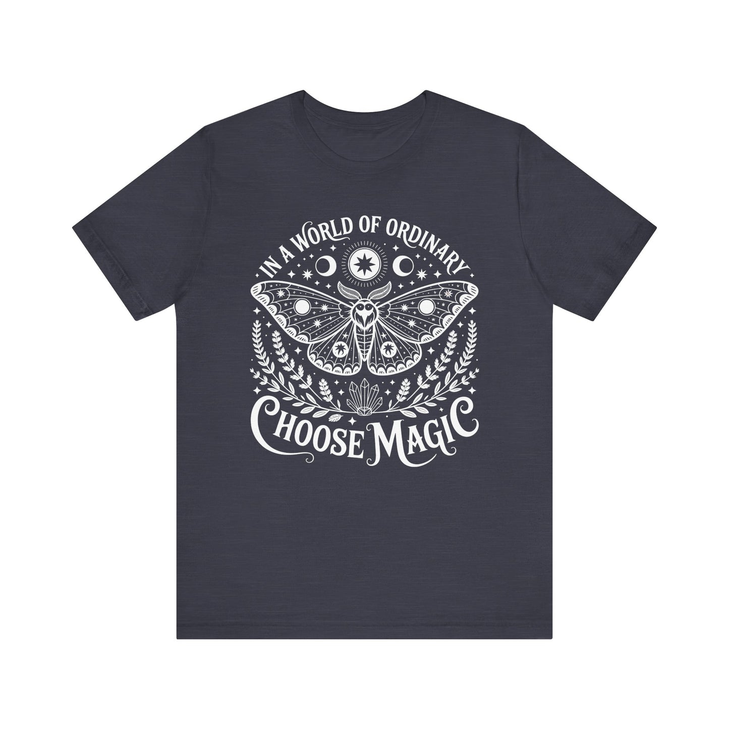 Choose Magic Witchy T-Shirt • Magical Spell Graphic Tee • Occult Mystical Shirt • Witchy Gift Unisex Top • Spiritual Pagan Clothing