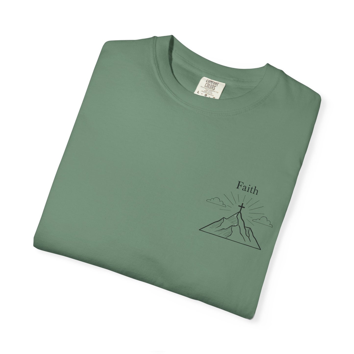 Faith Moves Mountains Comfort Colors Tee,Christianity Gift, Christianity Shirt,Christian Merch, Jesus Christ Shirt, Religion, Christian Gift
