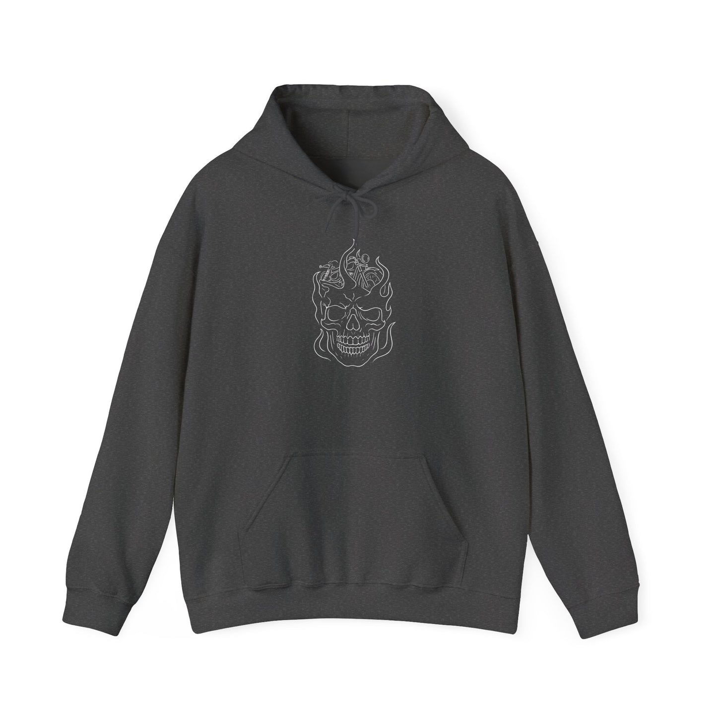 Biker Skull Hoodie, Whether you’re revving up your engine or just kicking back, this biking hoodie blends iconic style with unparalleled comfort.