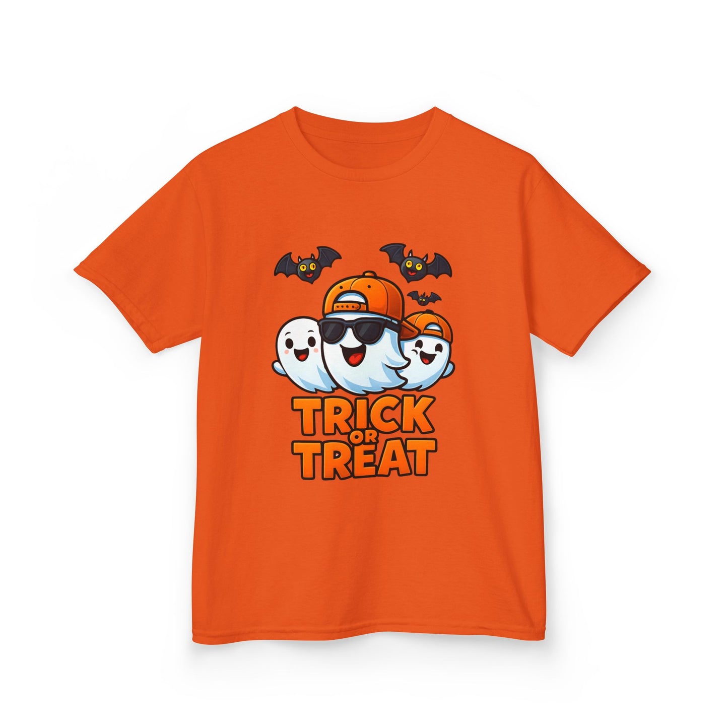 Cute Halloween Kids Tee, Trick or Treat T-Shirt, this tee transforms everyday wear into a playful celebration, making it ideal for Halloween festivities!