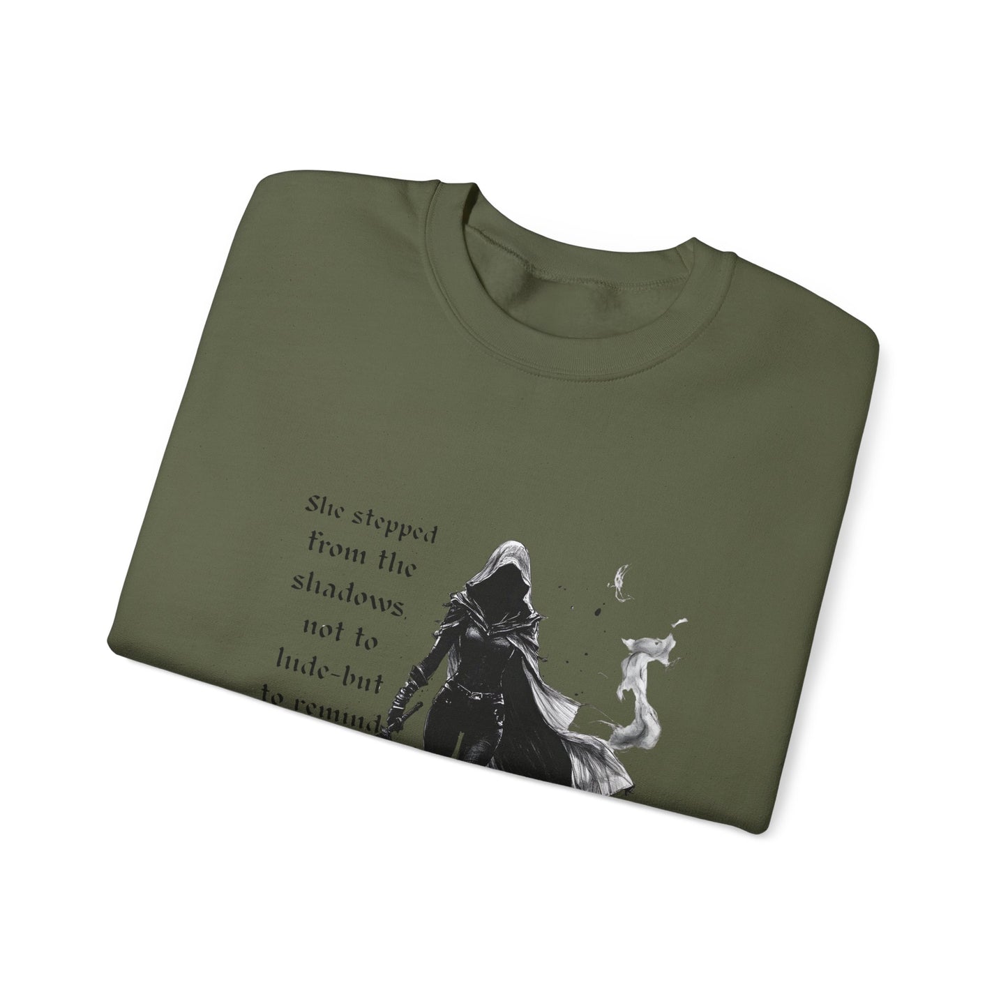 Heir of Fire Throne of Glass Sweatshirt, cozy autumn apparel for any Sarah J Maas fan. With a touch of darkness and assassin vibes.
