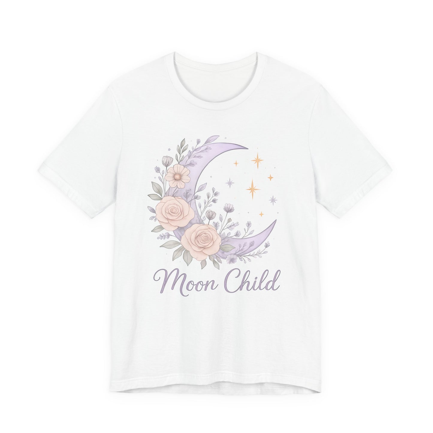Moon Child T-Shirt, Witchy Clothes, Crescent Moon Shirt, Magical Shirt, Pagan Clothing, Witchcraft Shirt, Free Spirit