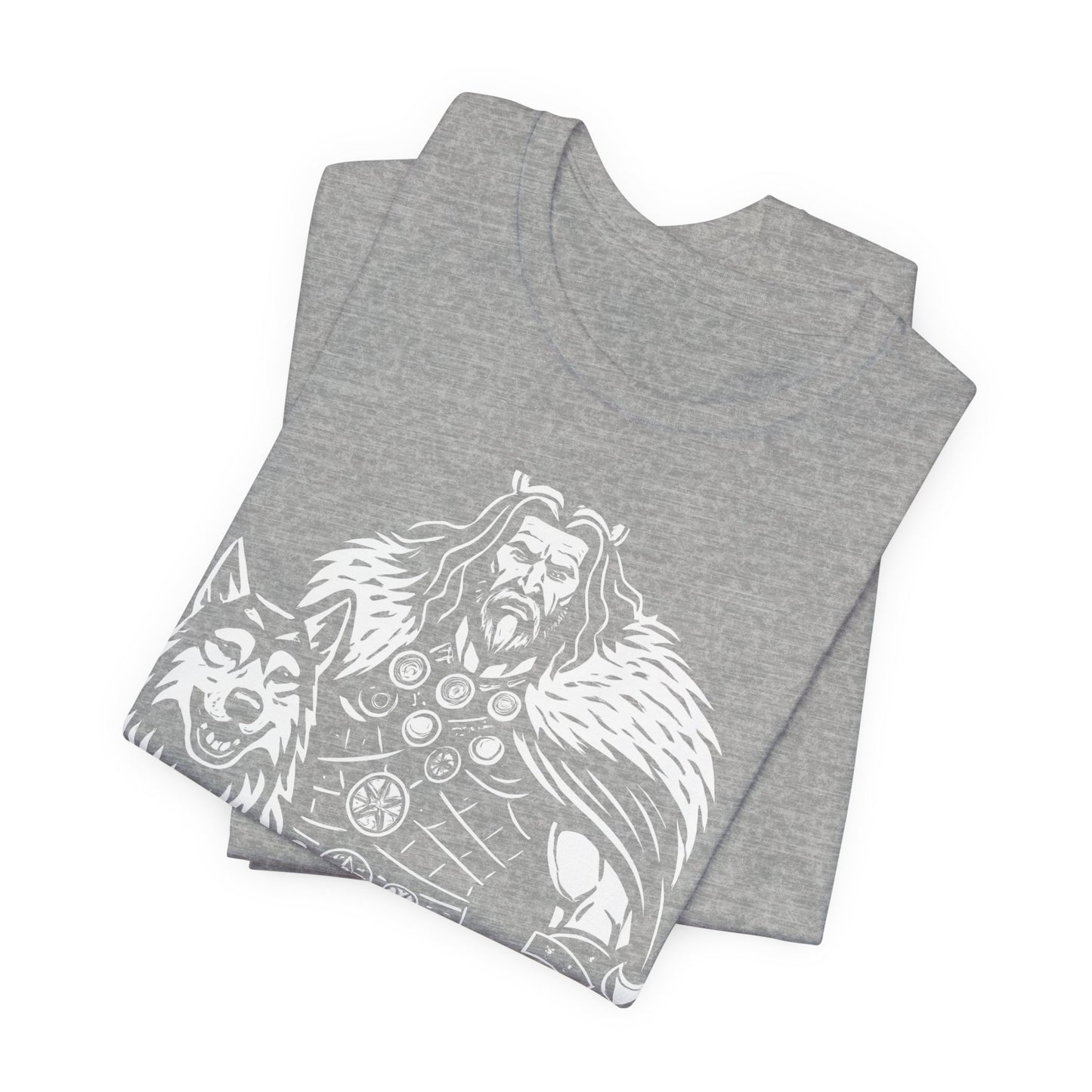 Tyr Viking God T-Shirt, This viking apparel captures the essence of a norse warrior, making it the epitome of viking clothing for those drawn to the fierce and the mythical.
