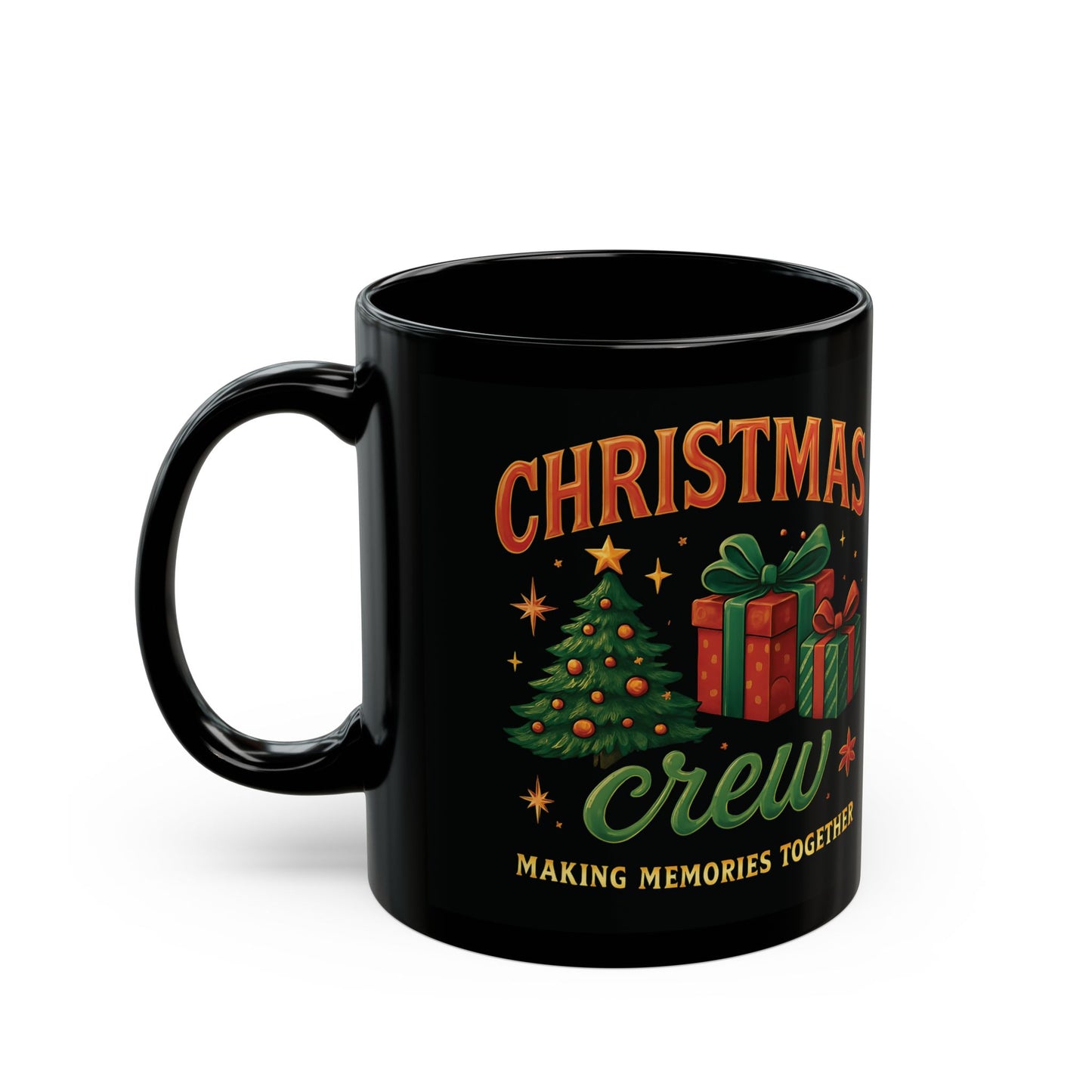 Christmas Crew Coffee Mug, This festive coffee mug embodies the joy of the season, perfectly blending tradition and warmth into every drink.
