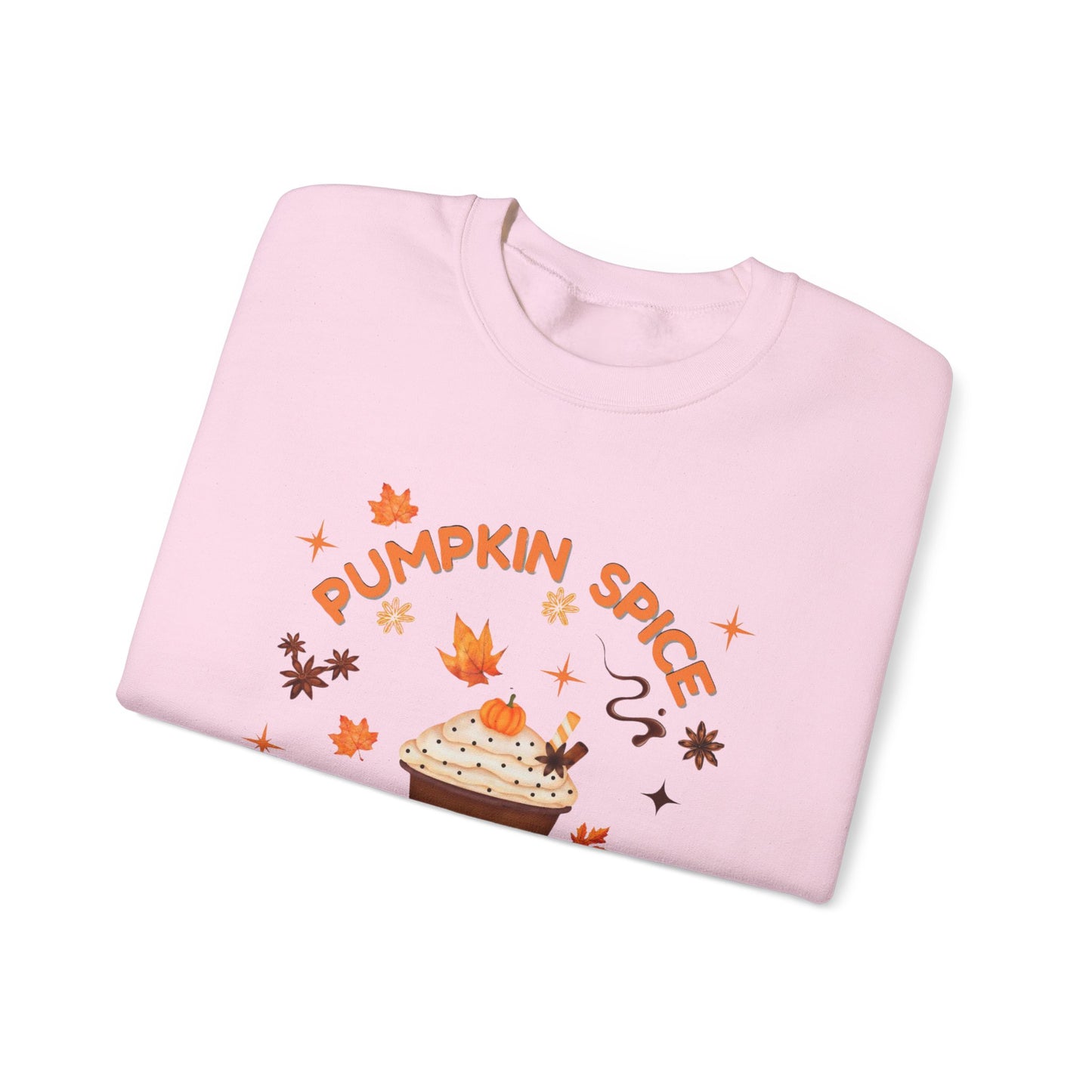 Pumpkin Spice is Life Sweatshirt, This autumn jumper is designed to wrap you in the warmth and comfort that the pumpkin spice season brings.