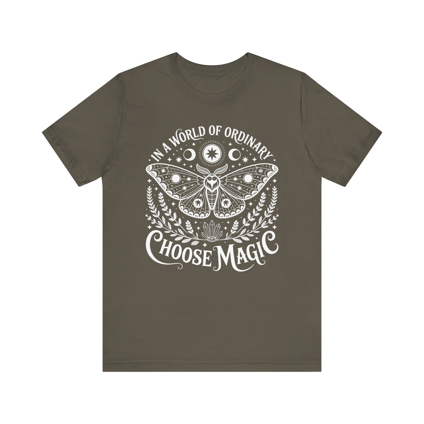 Choose Magic Witchy T-Shirt • Magical Spell Graphic Tee • Occult Mystical Shirt • Witchy Gift Unisex Top • Spiritual Pagan Clothing