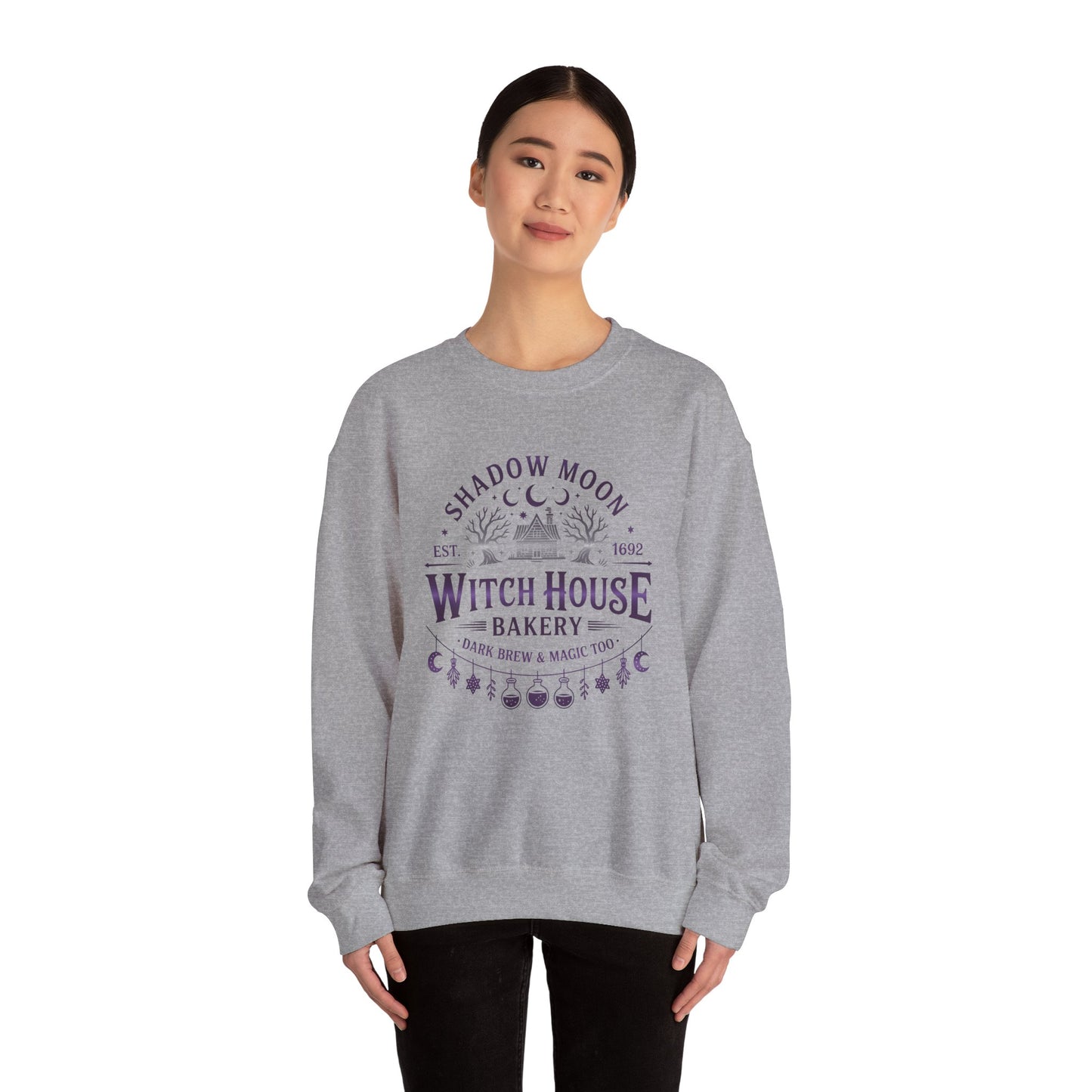 Witch House Bakery Sweater • Witchy Bakery Graphic Pullover • Occult Witch Sweater • Magical Kitchen Witch Gift